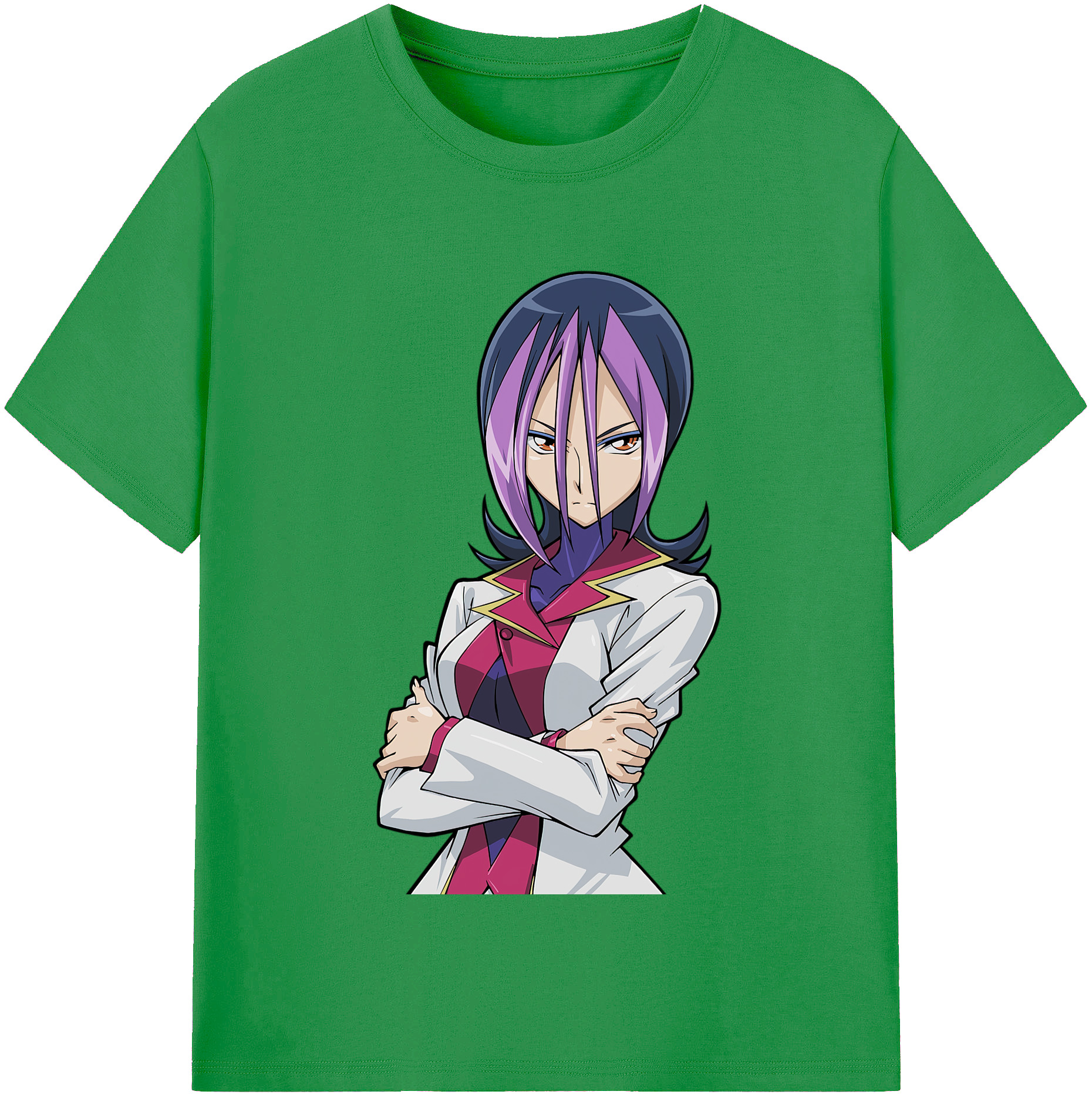 （画像用） 遊☆戯☆王 Yu-Gi-Oh! レディースカジュアルプリントTシャツ（綿100％）