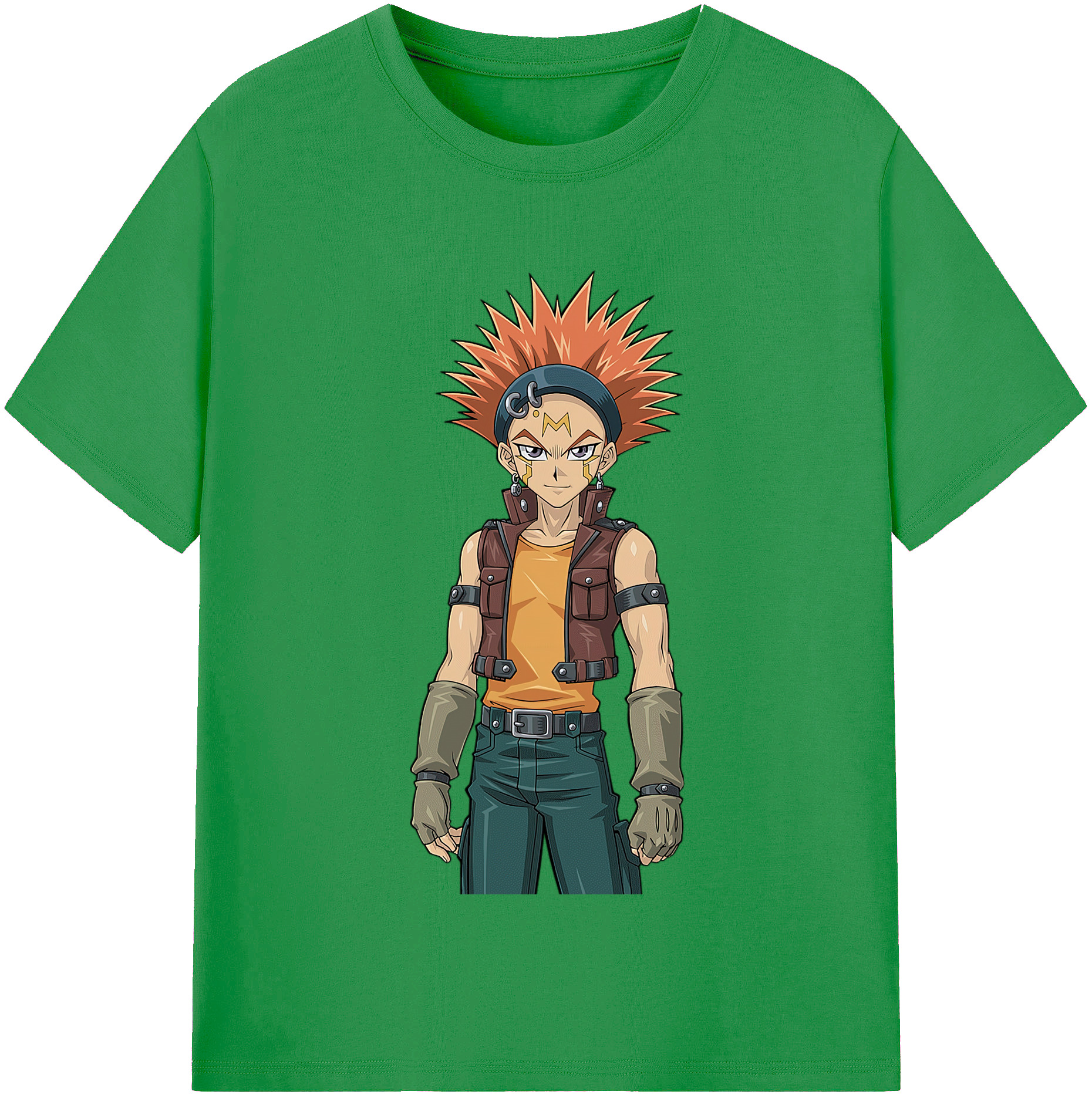 （画像用） 遊☆戯☆王 Yu-Gi-Oh! レディースカジュアルプリントTシャツ（綿100％）