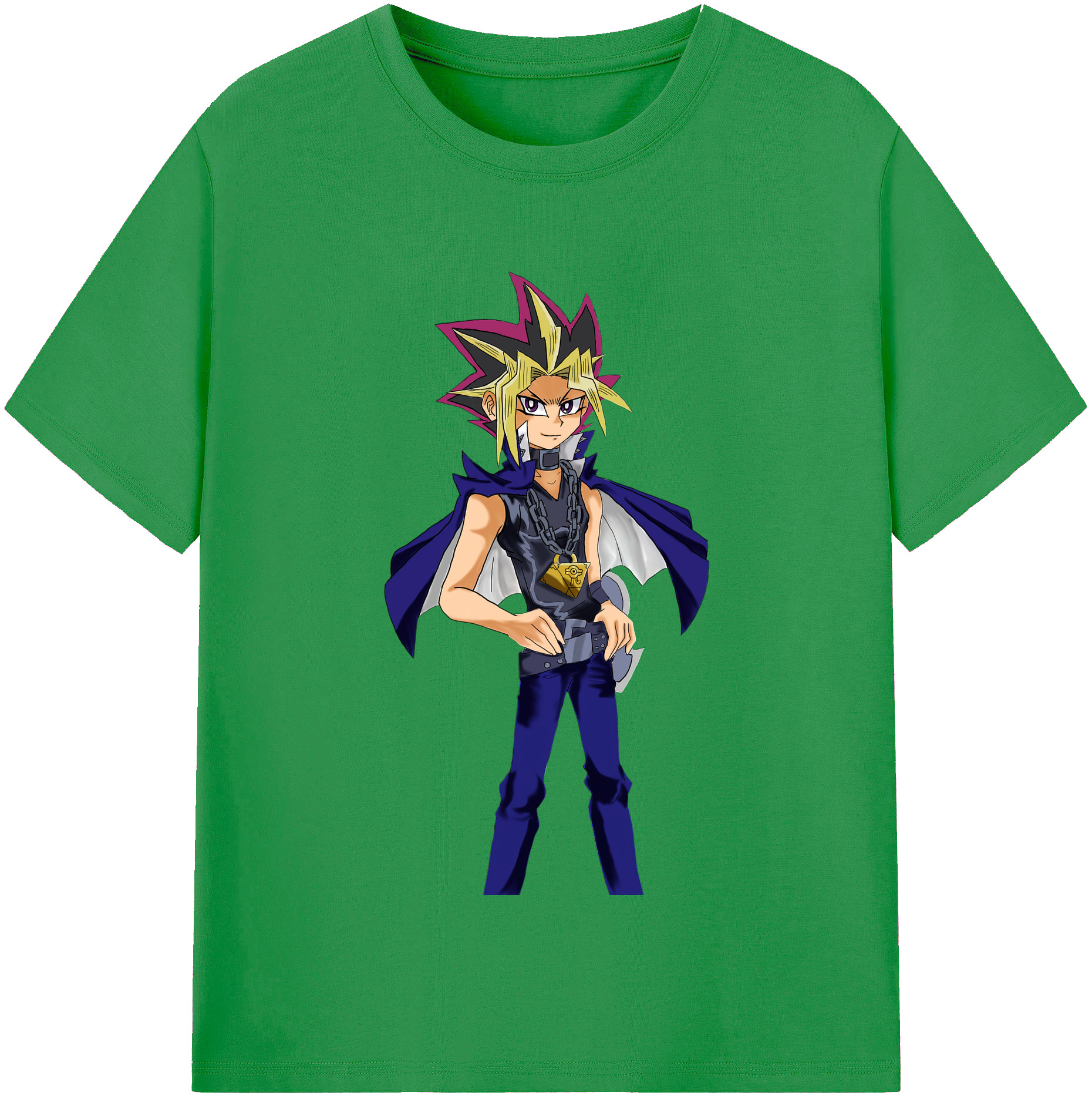 （画像用） 遊☆戯☆王 Yu-Gi-Oh! レディースカジュアルプリントTシャツ（綿100％）