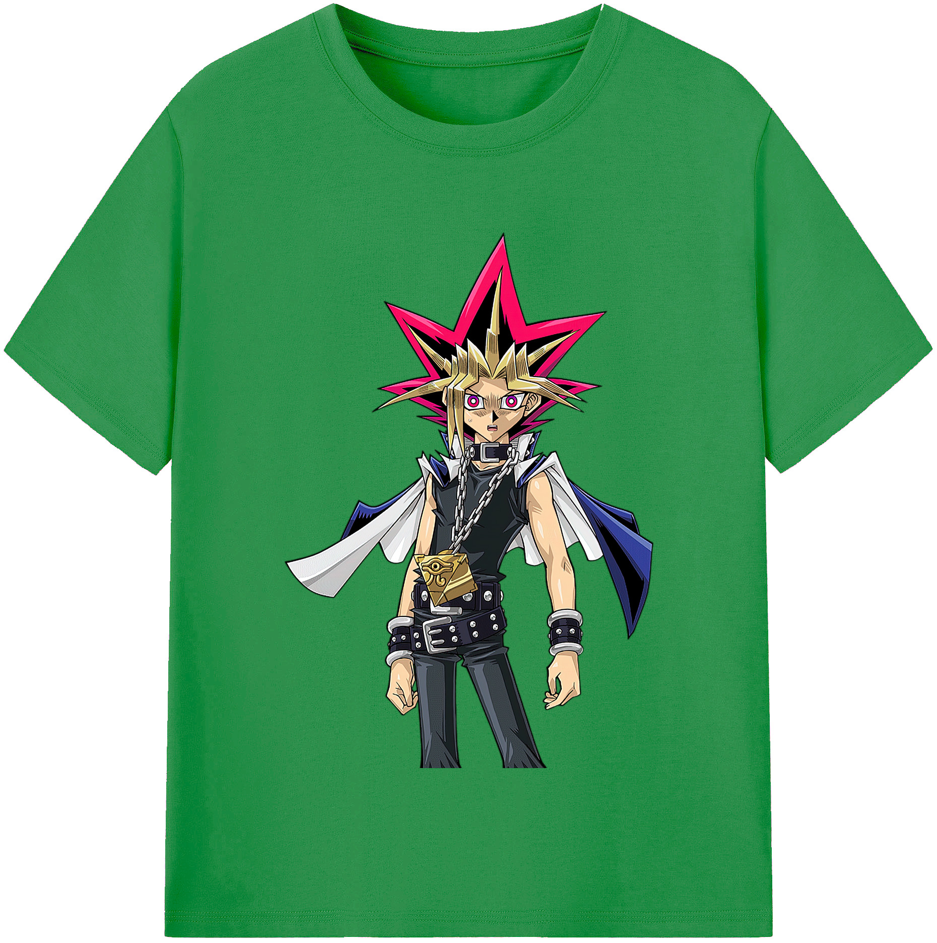 （画像用） 遊☆戯☆王 Yu-Gi-Oh! レディースカジュアルプリントTシャツ（綿100％）