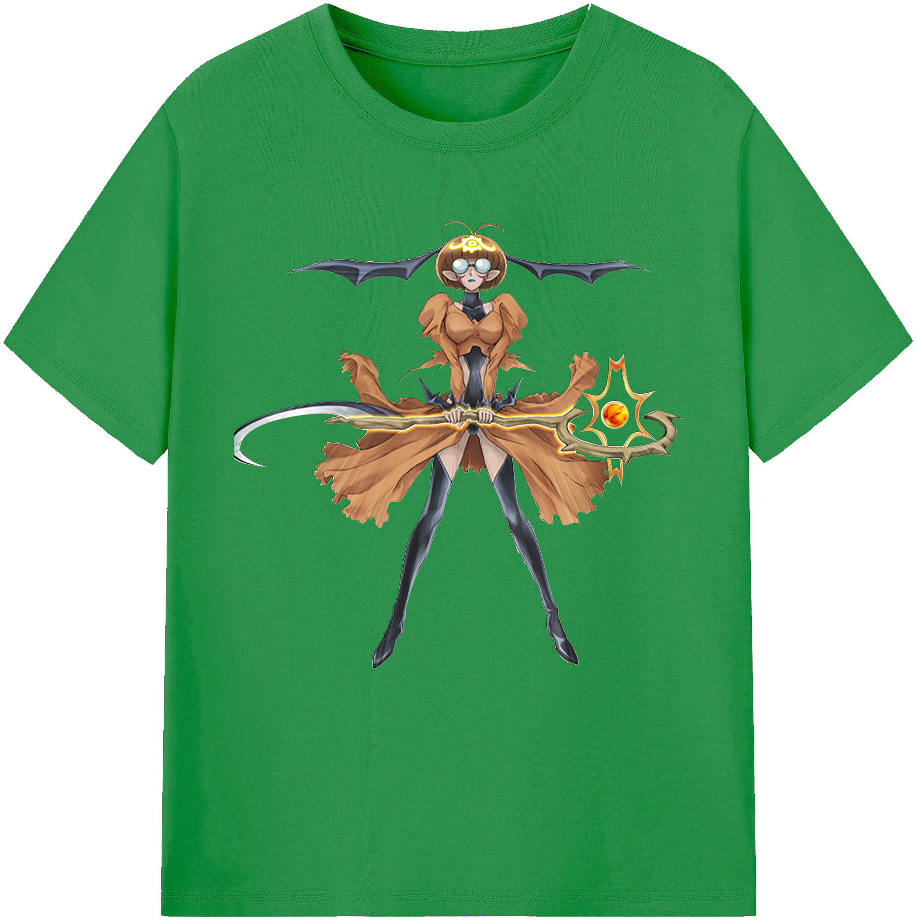 （画像用） 遊☆戯☆王 Yu-Gi-Oh! レディースカジュアルプリントTシャツ（綿100％）