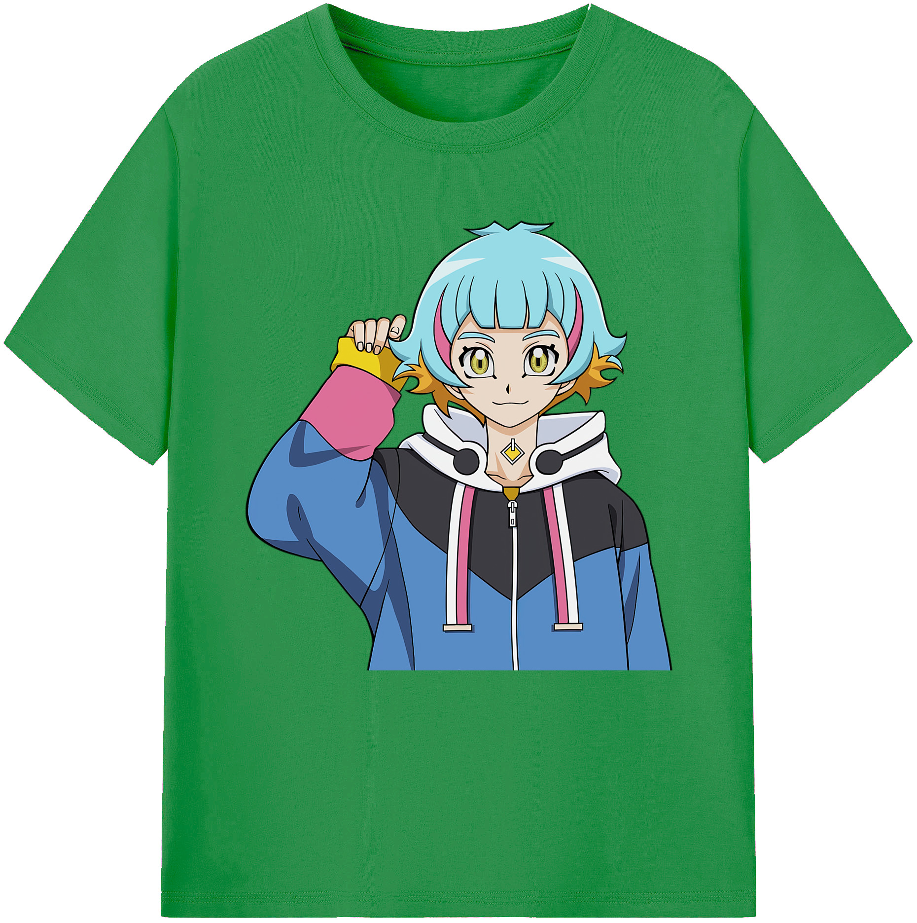 （画像用） 遊☆戯☆王 Yu-Gi-Oh! レディースカジュアルプリントTシャツ（綿100％）