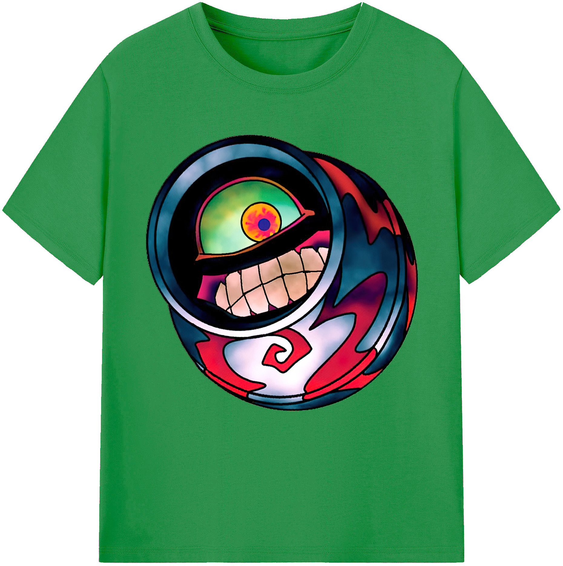 （画像用） 遊☆戯☆王 Yu-Gi-Oh! レディースカジュアルプリントTシャツ（綿100％）