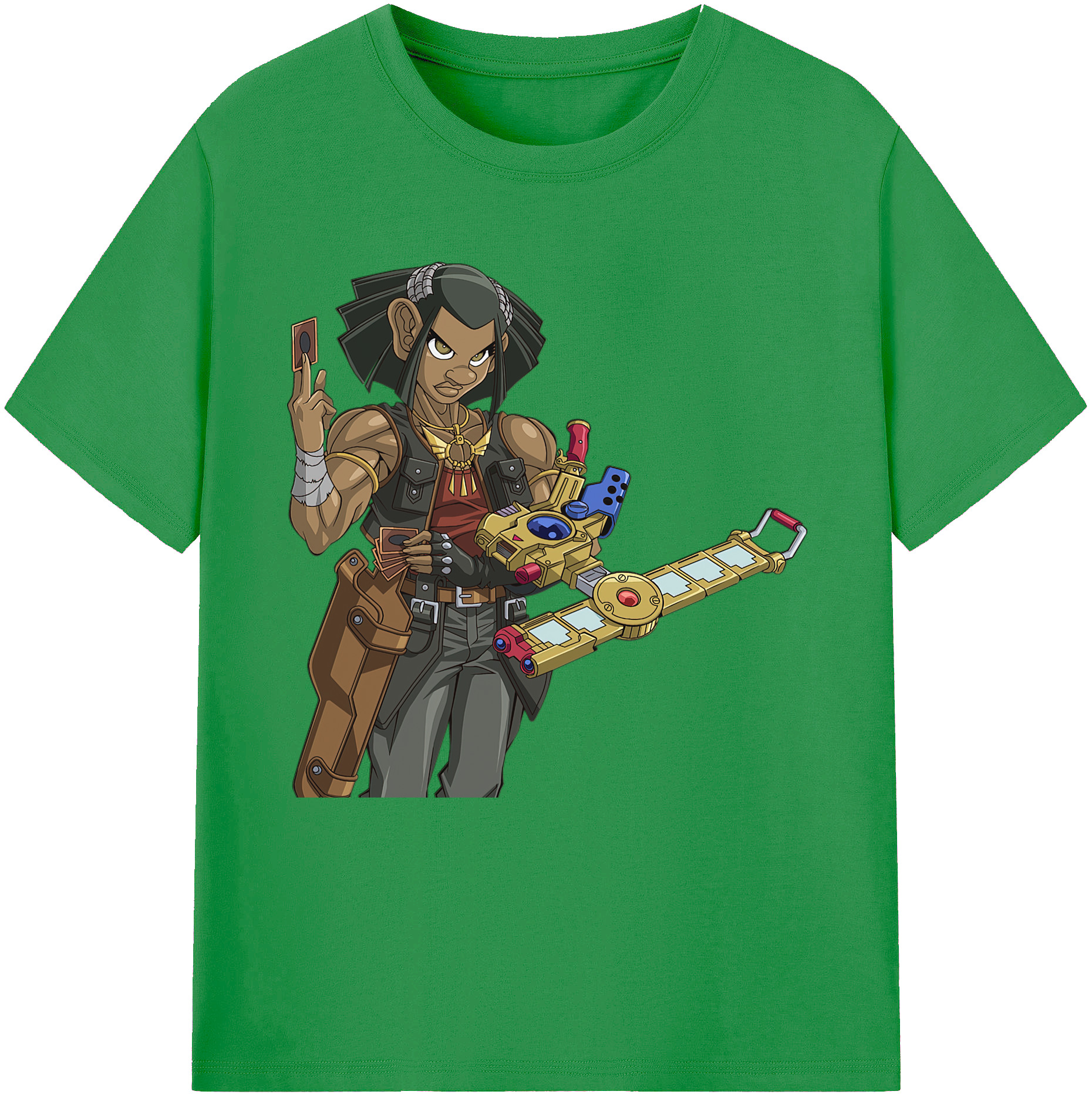 （画像用） 遊☆戯☆王 Yu-Gi-Oh! レディースカジュアルプリントTシャツ（綿100％）