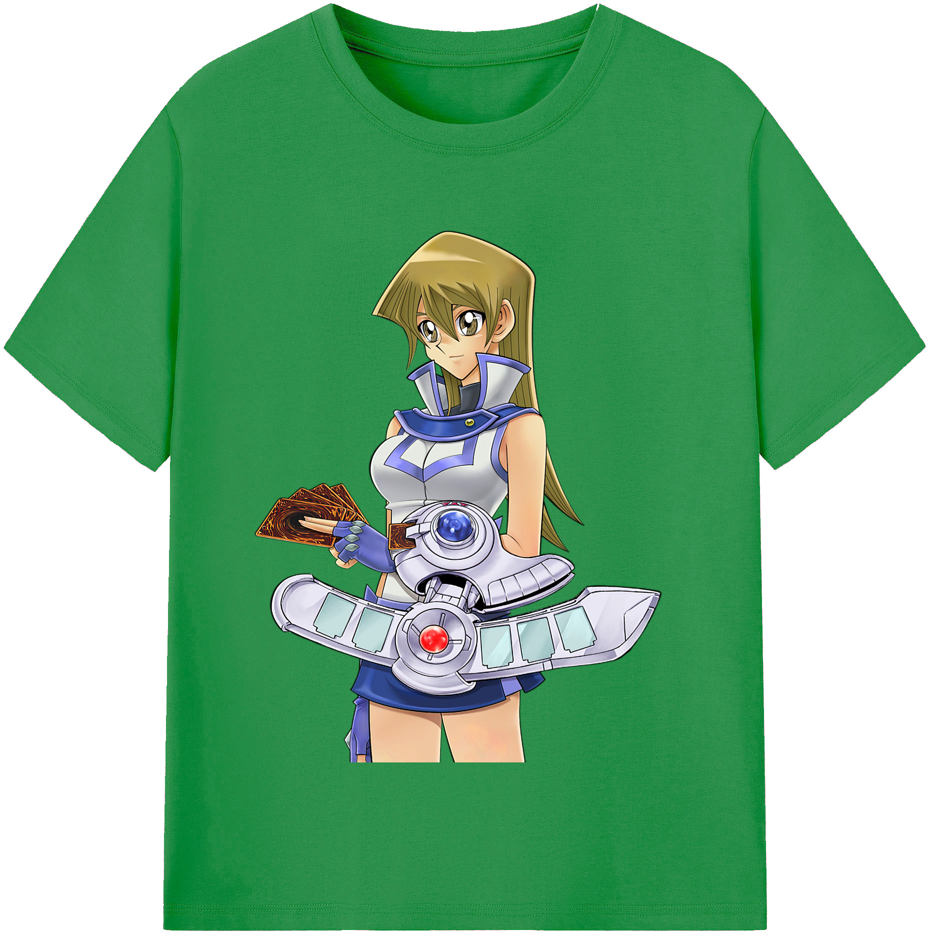 （画像用） 遊☆戯☆王 Yu-Gi-Oh! レディースカジュアルプリントTシャツ（綿100％）