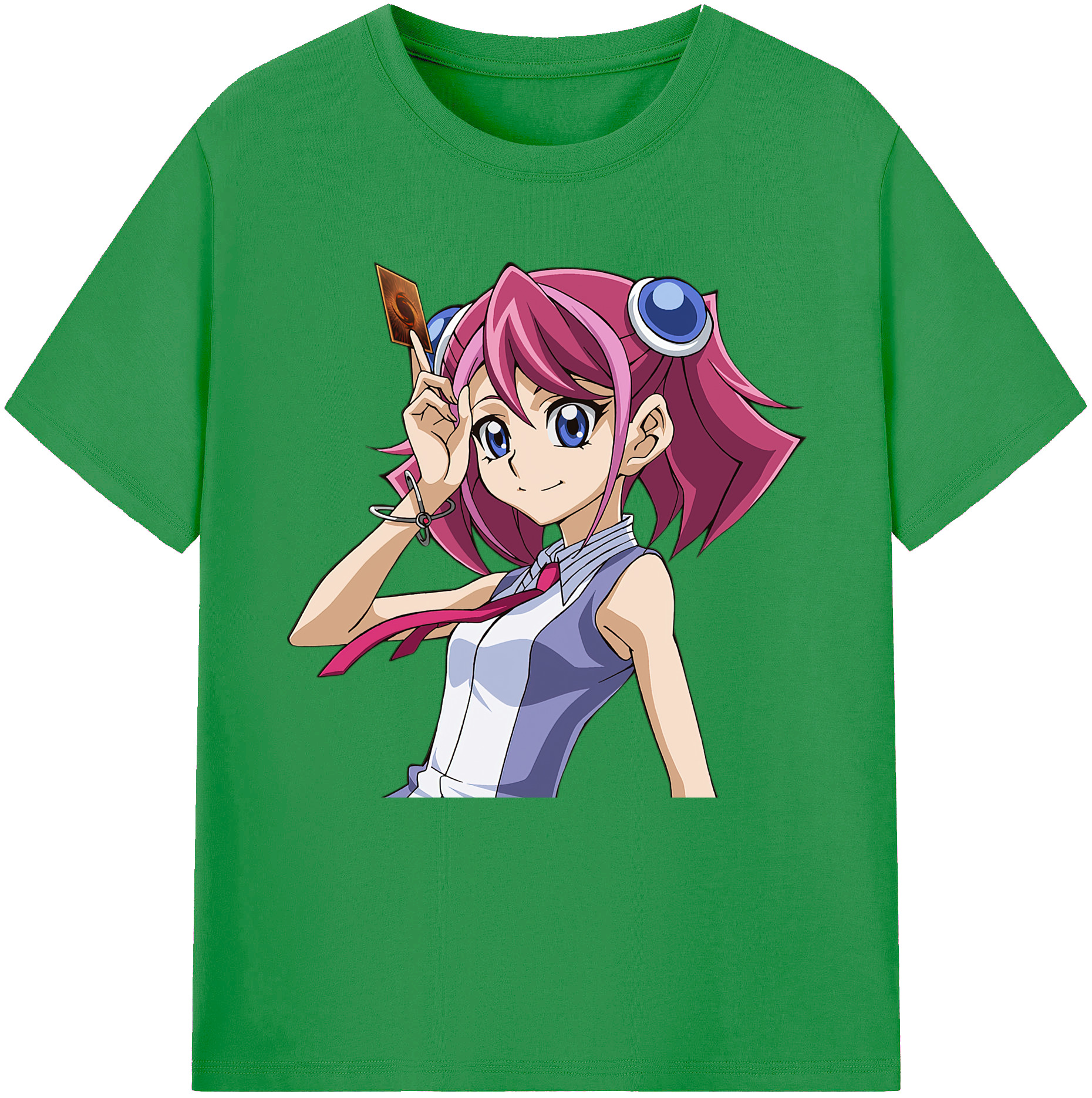 （画像用） 遊☆戯☆王 Yu-Gi-Oh! レディースカジュアルプリントTシャツ（綿100％）