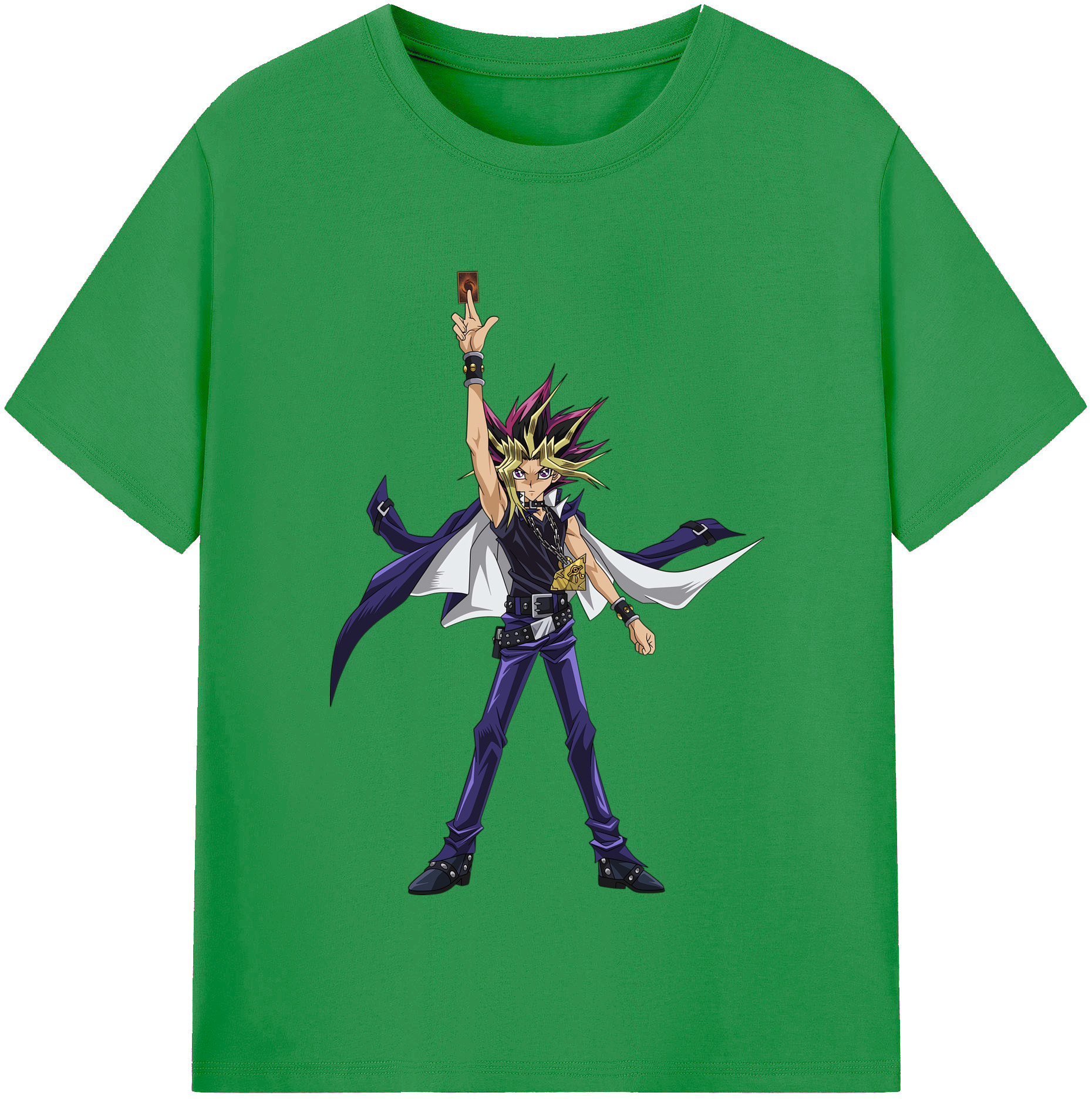 （画像用） 遊☆戯☆王 Yu-Gi-Oh! レディースカジュアルプリントTシャツ（綿100％）