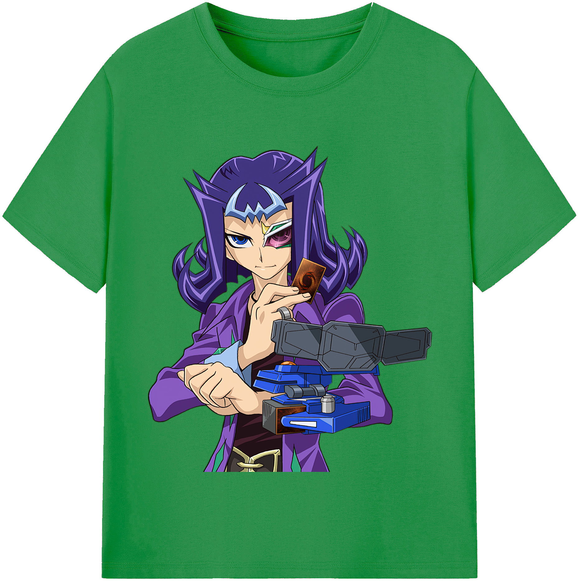 （画像用） 遊☆戯☆王 Yu-Gi-Oh! レディースカジュアルプリントTシャツ（綿100％）