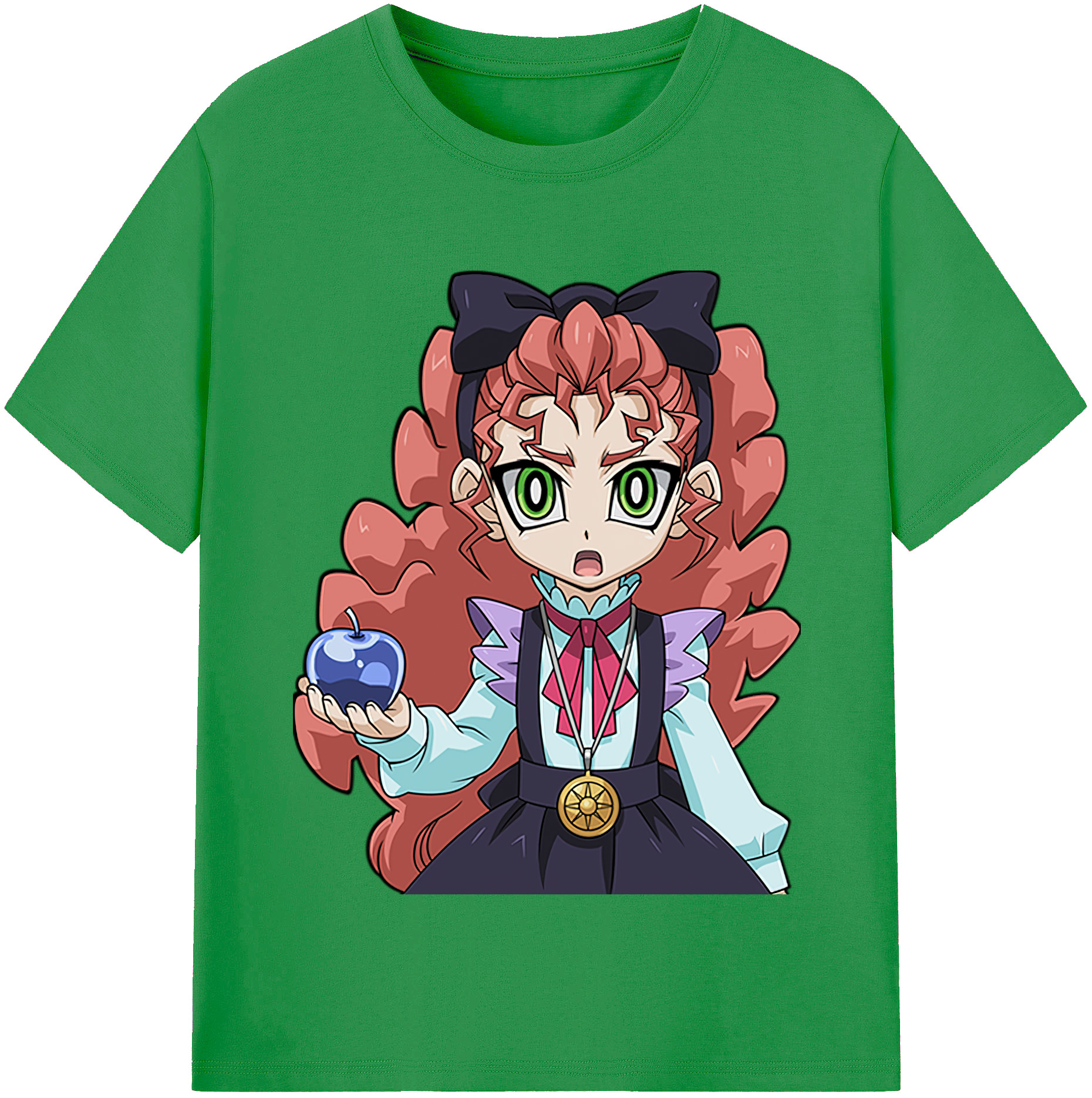 （画像用） 遊☆戯☆王 Yu-Gi-Oh! レディースカジュアルプリントTシャツ（綿100％）