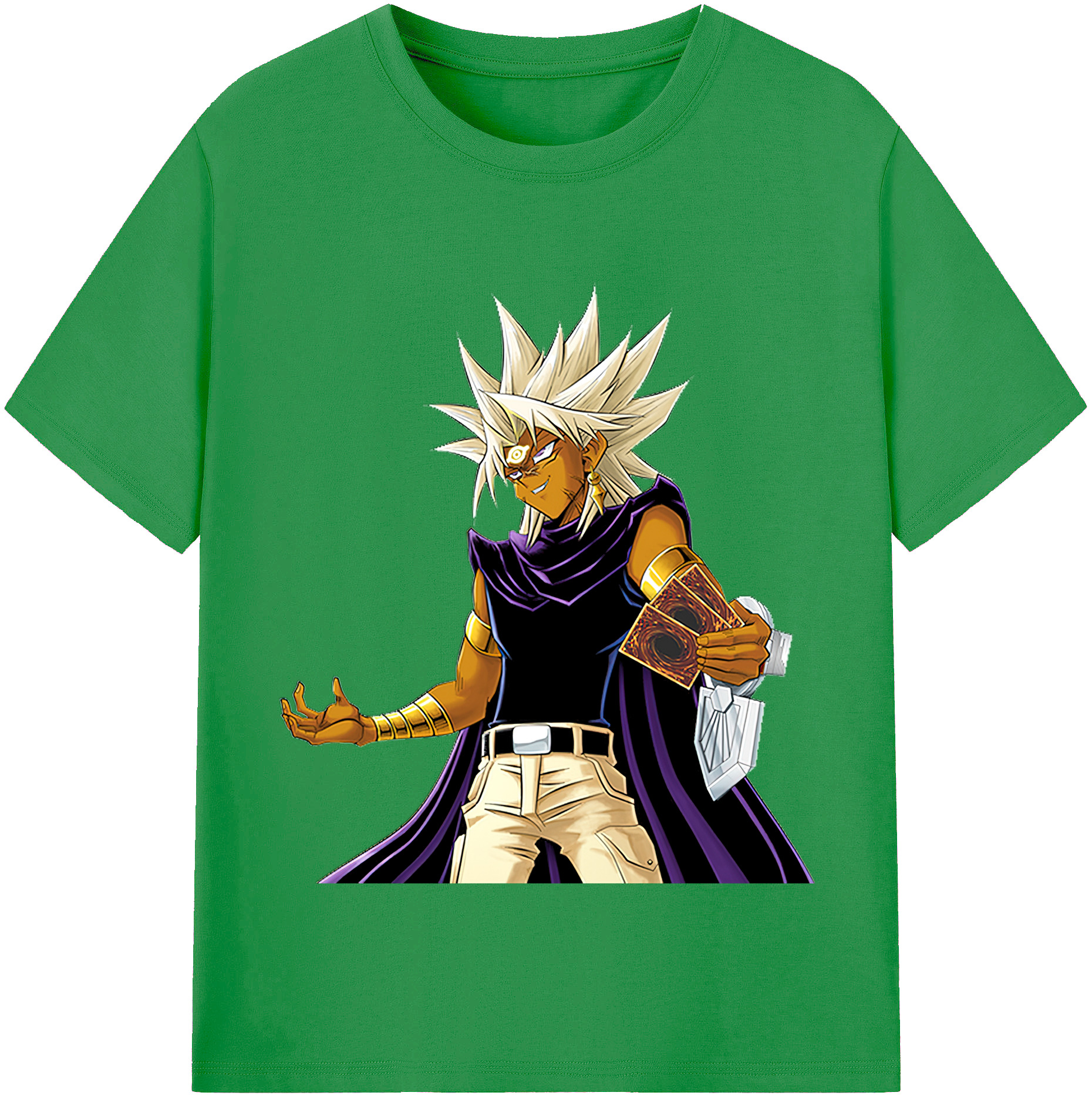 （画像用） 遊☆戯☆王 Yu-Gi-Oh! レディースカジュアルプリントTシャツ（綿100％）