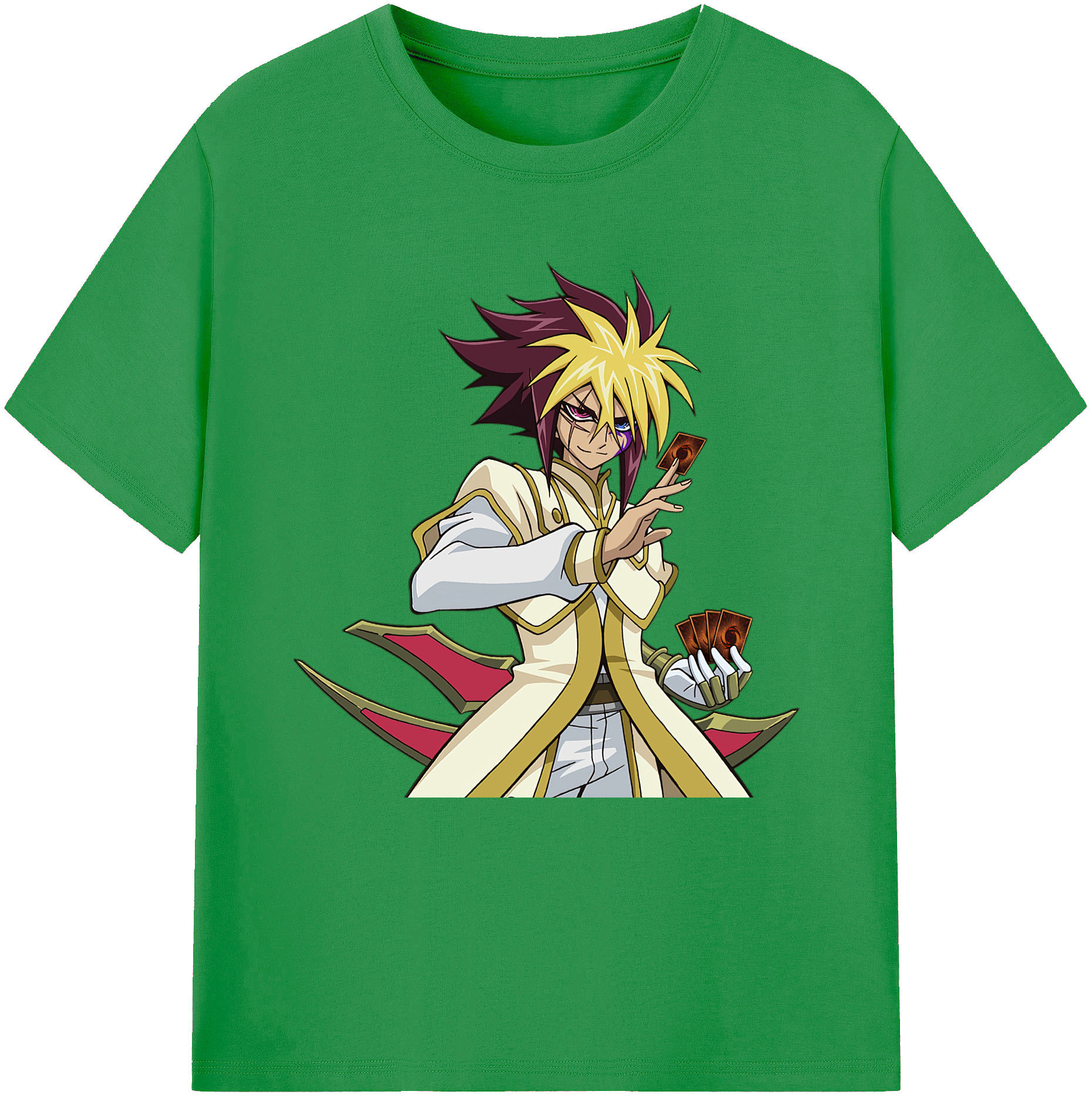 （画像用） 遊☆戯☆王 Yu-Gi-Oh! レディースカジュアルプリントTシャツ（綿100％）
