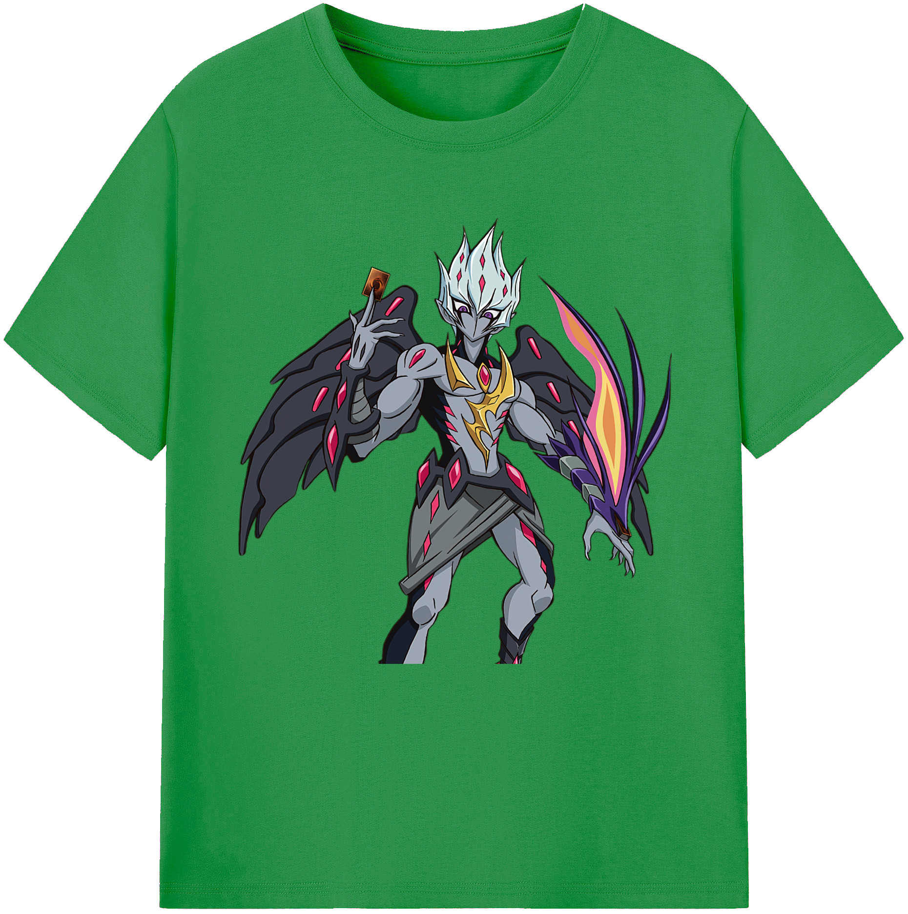 （画像用） 遊☆戯☆王 Yu-Gi-Oh! レディースカジュアルプリントTシャツ（綿100％）