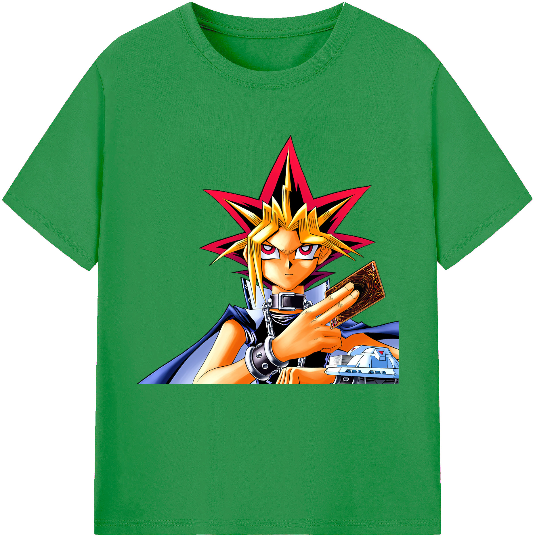 （画像用） 遊☆戯☆王 Yu-Gi-Oh! レディースカジュアルプリントTシャツ（綿100％）