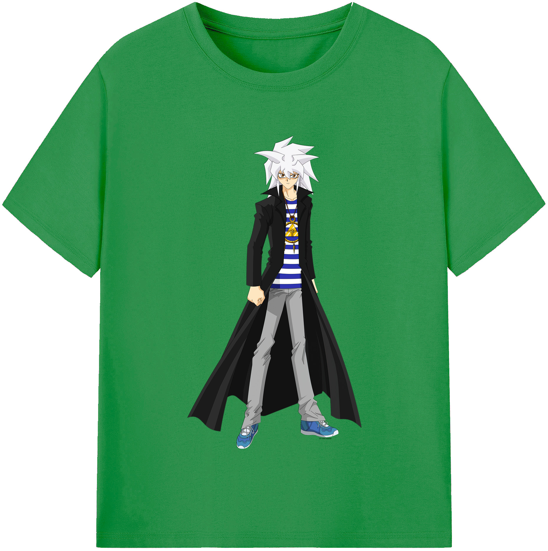 （画像用） 遊☆戯☆王 Yu-Gi-Oh! レディースカジュアルプリントTシャツ（綿100％）