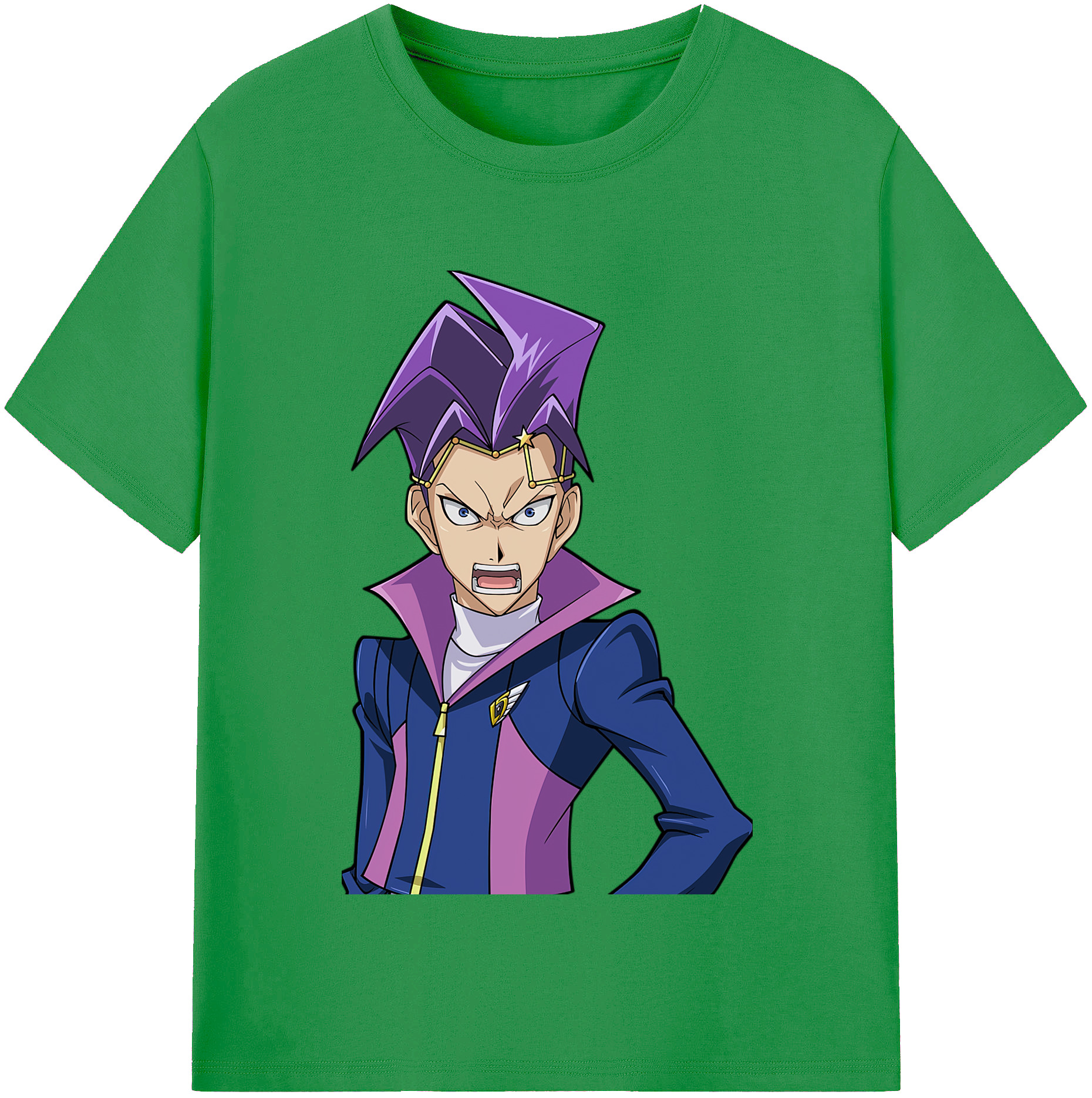 （画像用） 遊☆戯☆王 Yu-Gi-Oh! レディースカジュアルプリントTシャツ（綿100％）