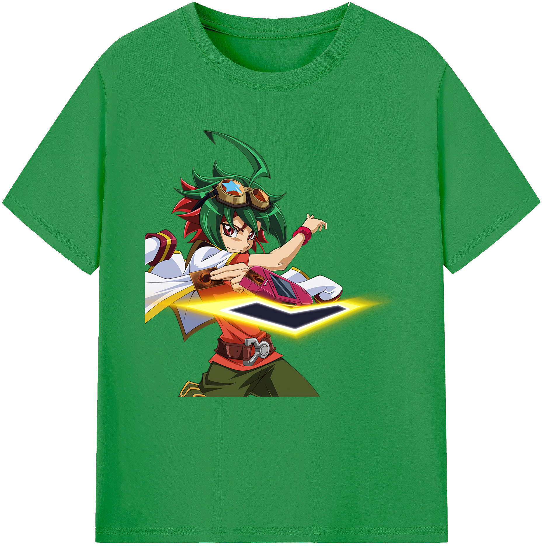 （画像用） 遊☆戯☆王 Yu-Gi-Oh! レディースカジュアルプリントTシャツ（綿100％）