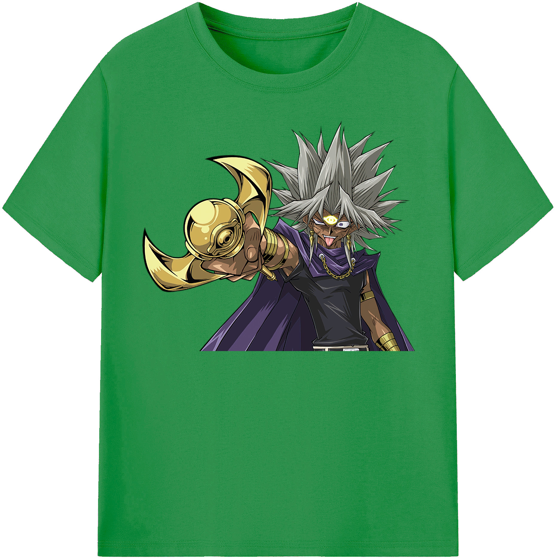 （画像用） 遊☆戯☆王 Yu-Gi-Oh! レディースカジュアルプリントTシャツ（綿100％）