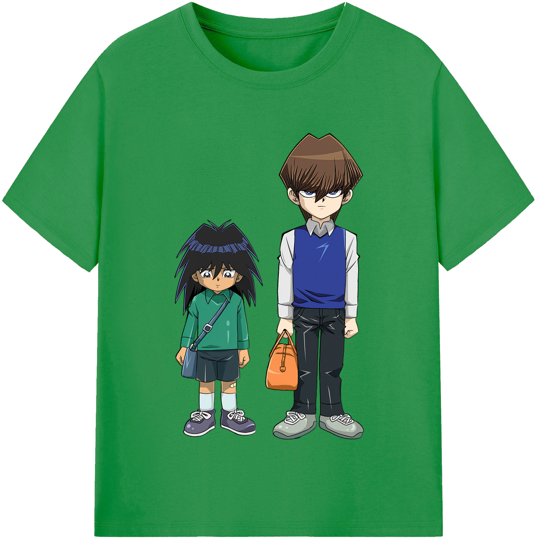 （画像用） 遊☆戯☆王 Yu-Gi-Oh! レディースカジュアルプリントTシャツ（綿100％）