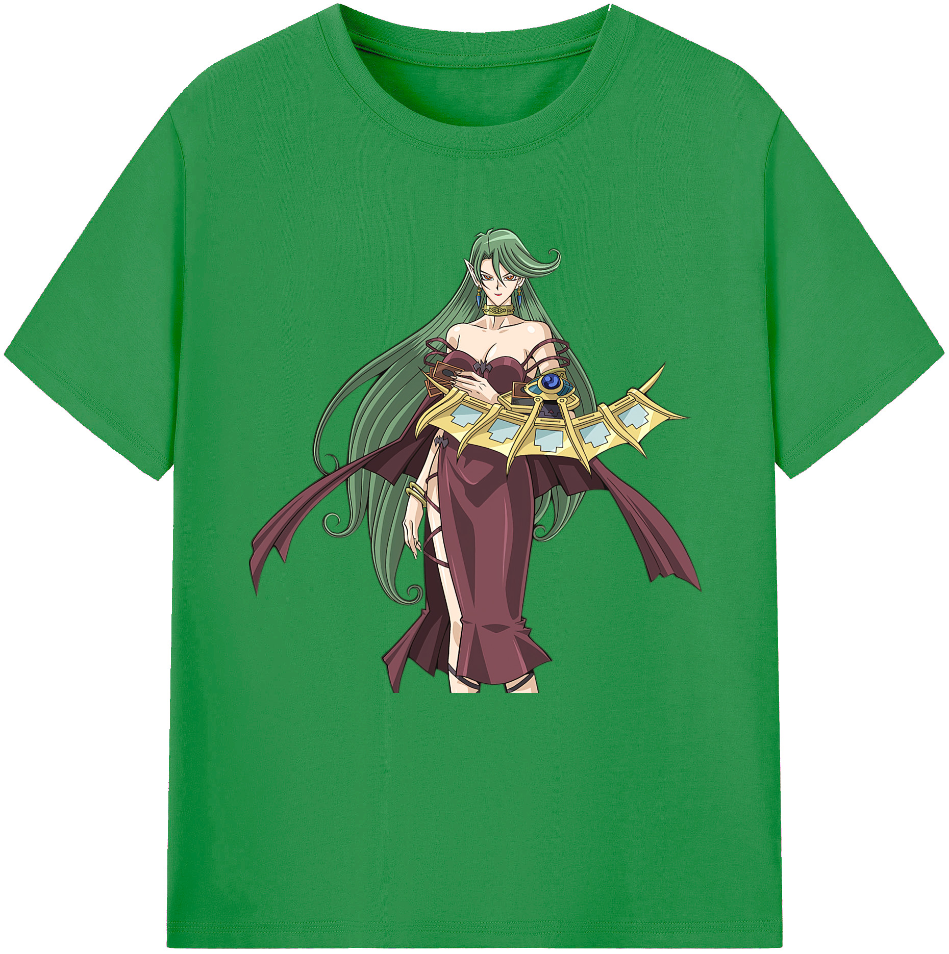 （画像用） 遊☆戯☆王 Yu-Gi-Oh! レディースカジュアルプリントTシャツ（綿100％）