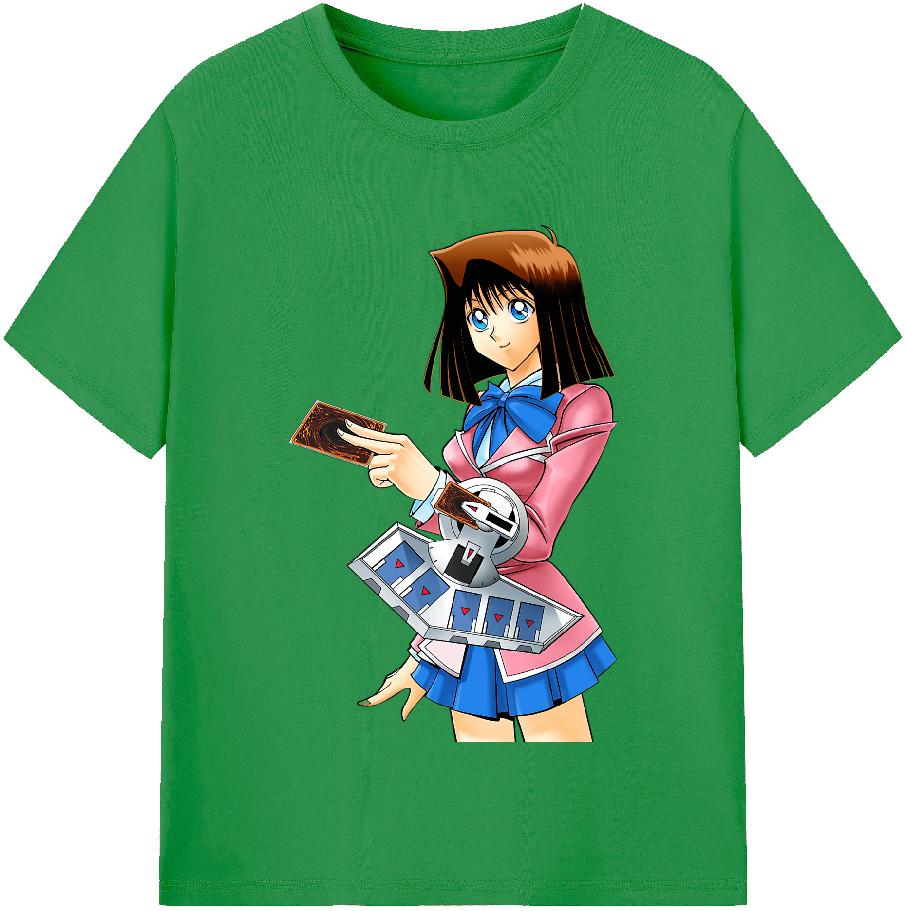 （画像用） 遊☆戯☆王 Yu-Gi-Oh! レディースカジュアルプリントTシャツ（綿100％）