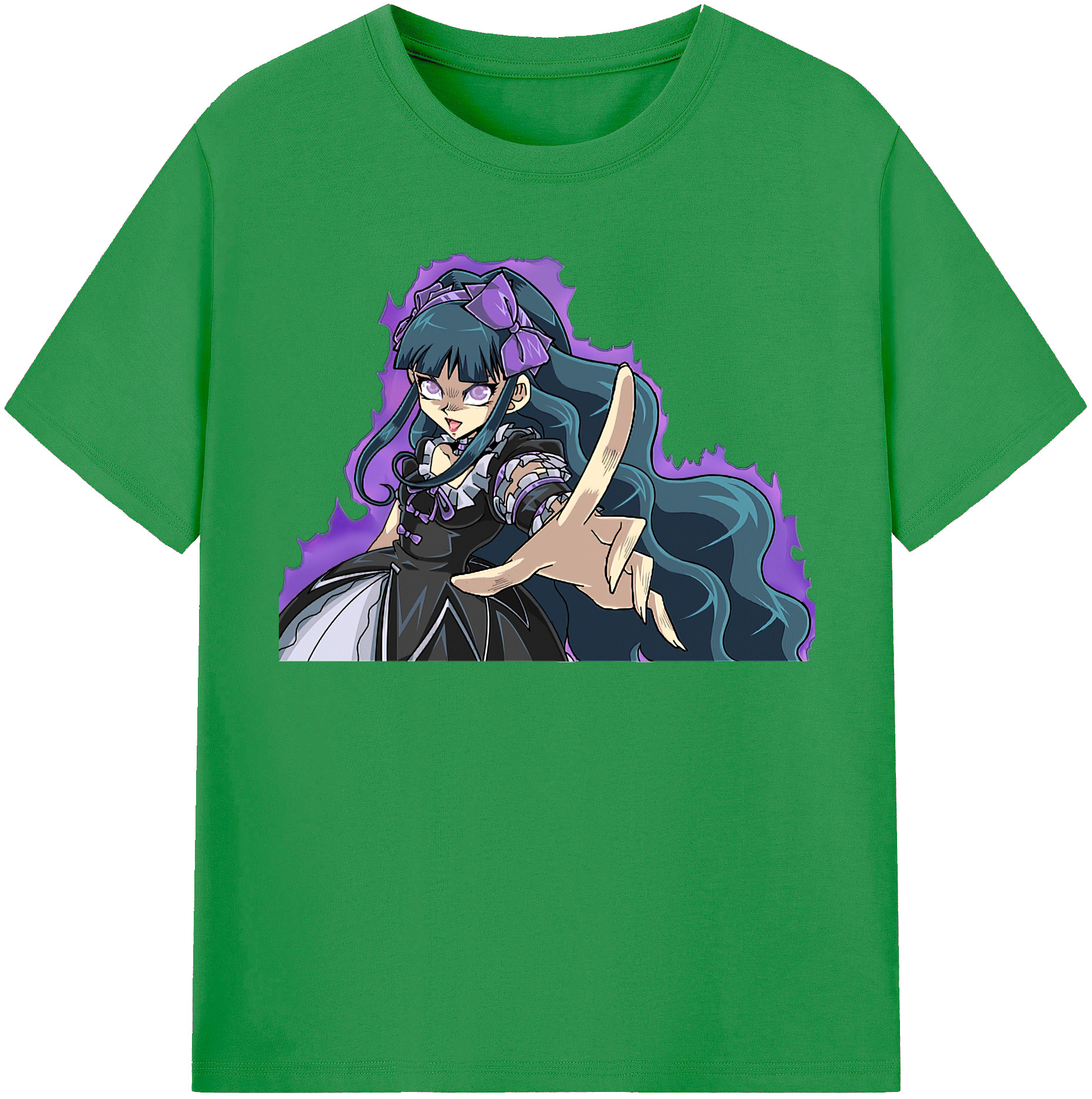 （画像用） 遊☆戯☆王 Yu-Gi-Oh! レディースカジュアルプリントTシャツ（綿100％）