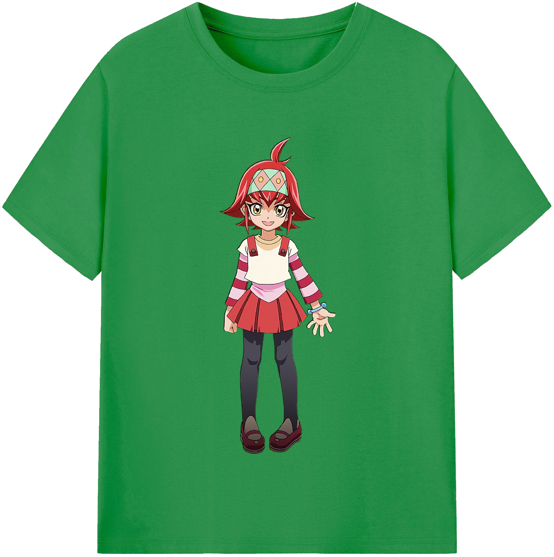 （画像用） 遊☆戯☆王 Yu-Gi-Oh! レディースカジュアルプリントTシャツ（綿100％）