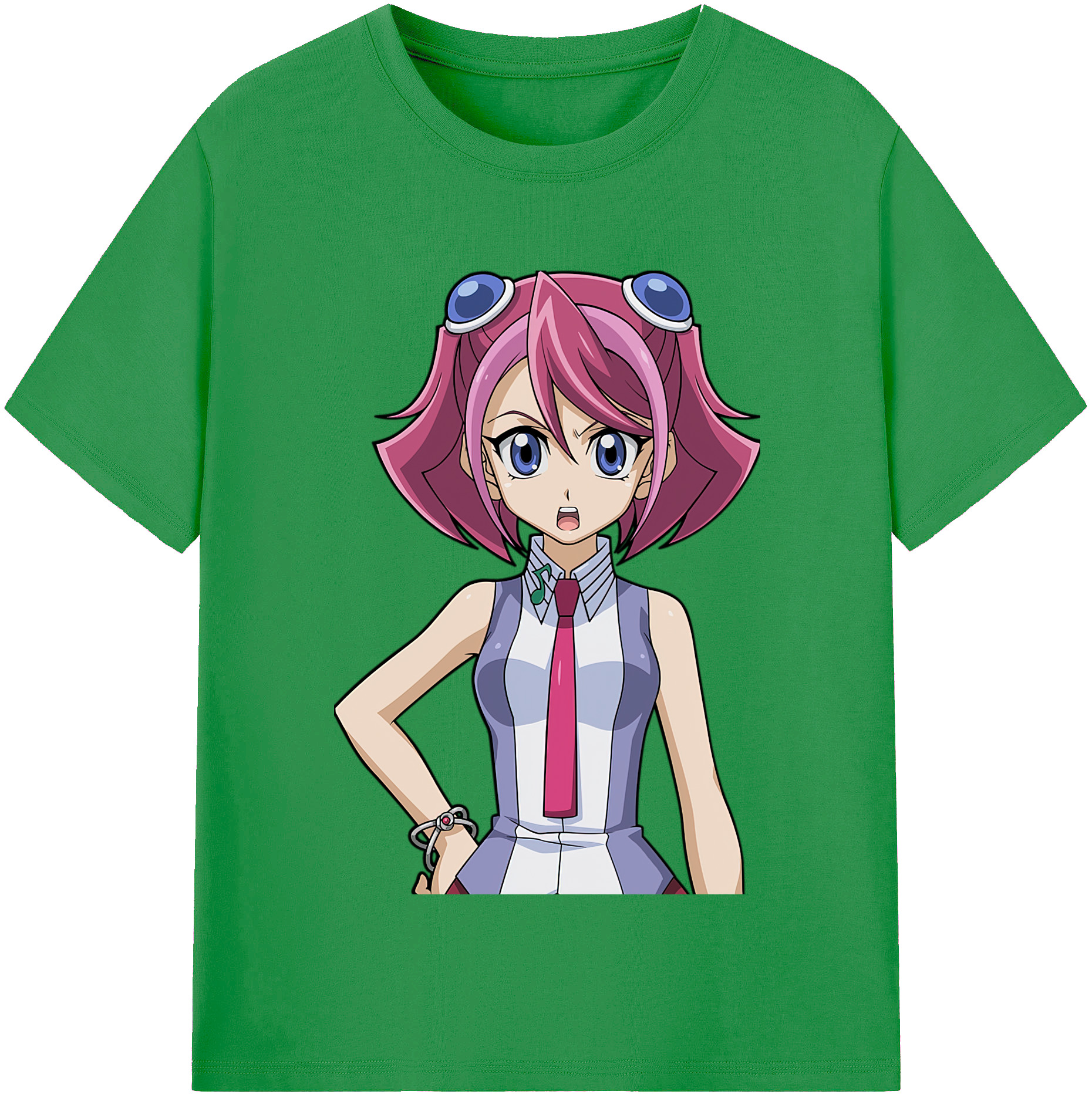 （画像用） 遊☆戯☆王 Yu-Gi-Oh! レディースカジュアルプリントTシャツ（綿100％）