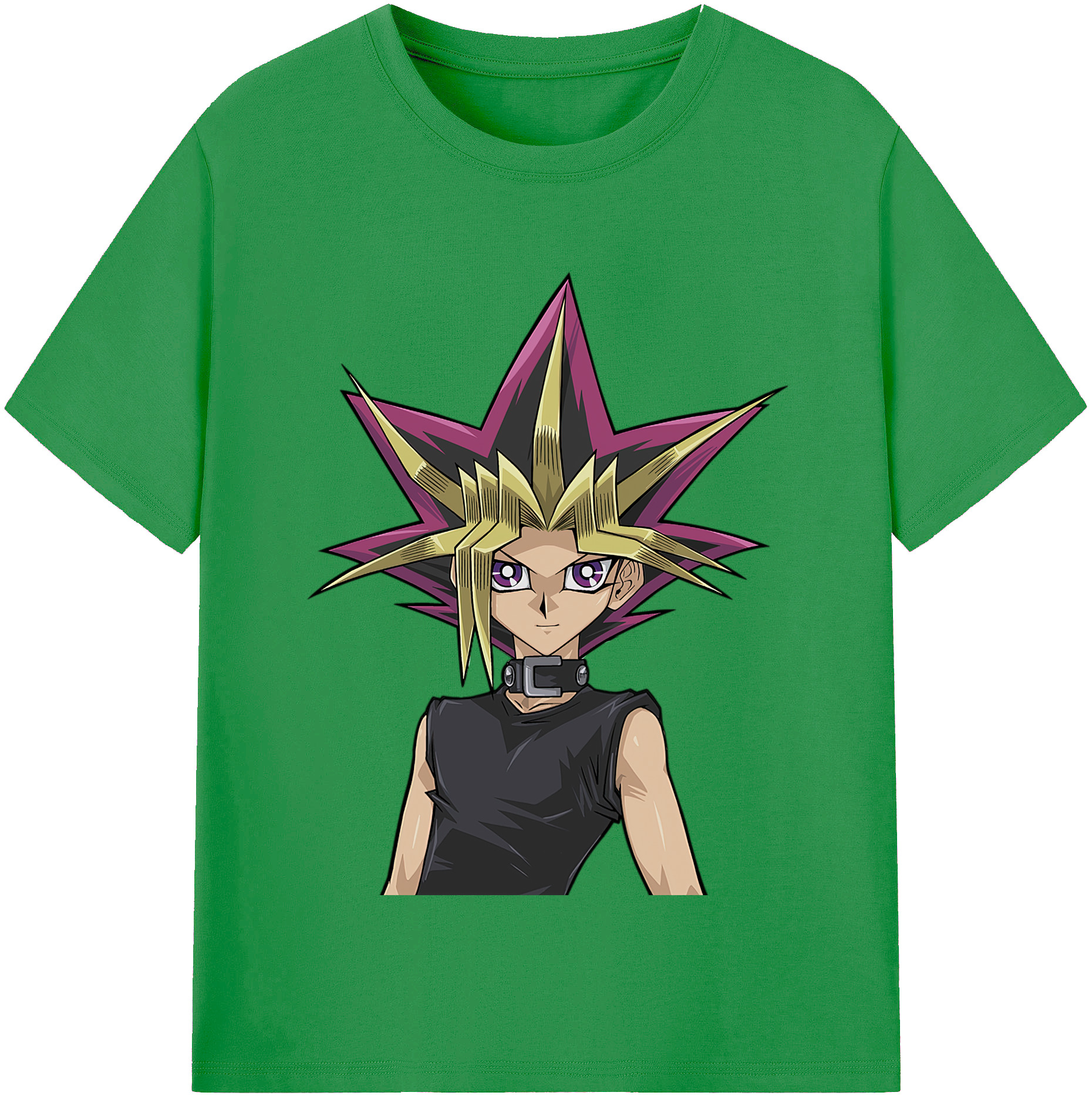 （画像用） 遊☆戯☆王 Yu-Gi-Oh! レディースカジュアルプリントTシャツ（綿100％）