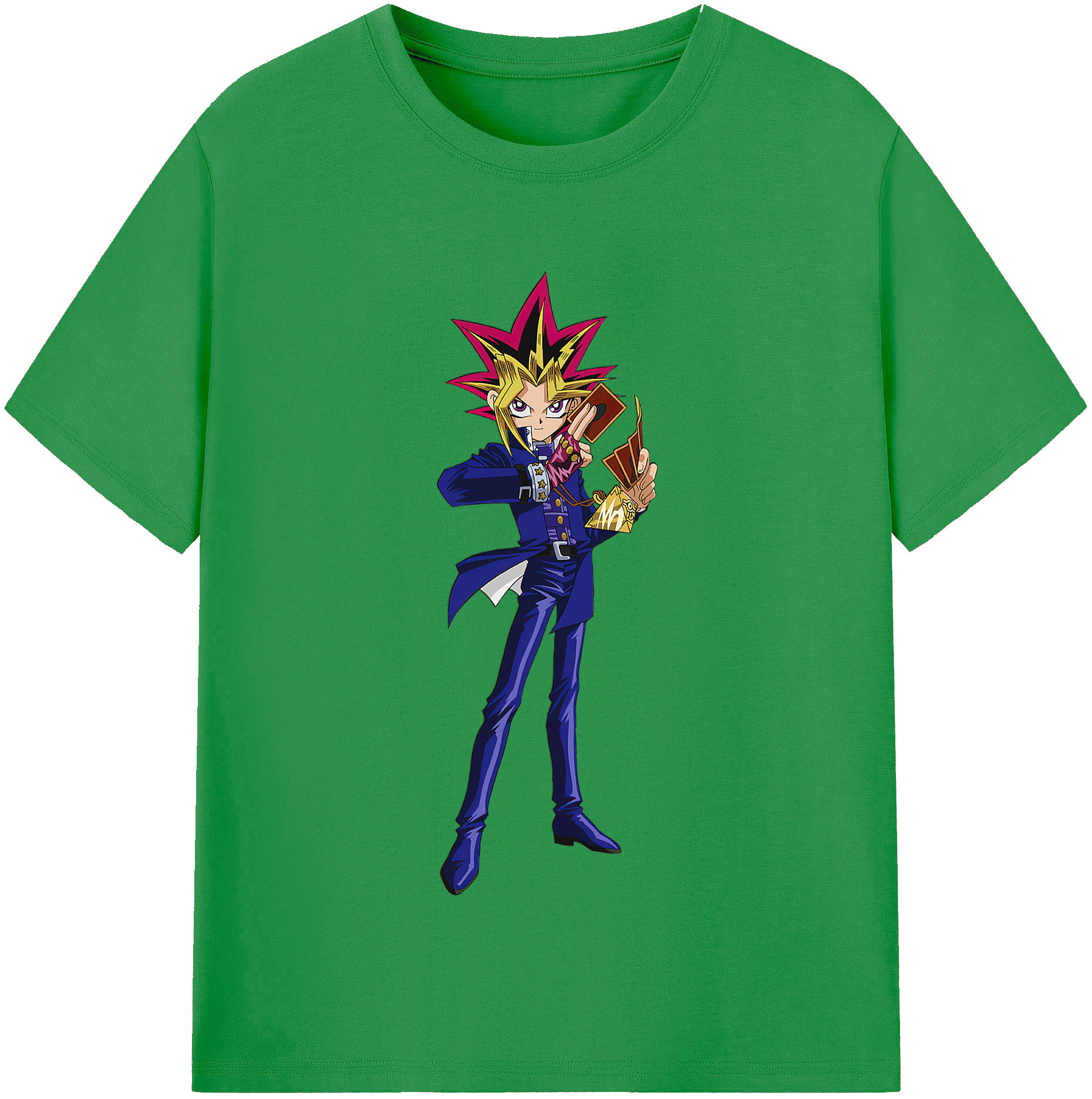 （画像用） 遊☆戯☆王 Yu-Gi-Oh! レディースカジュアルプリントTシャツ（綿100％）
