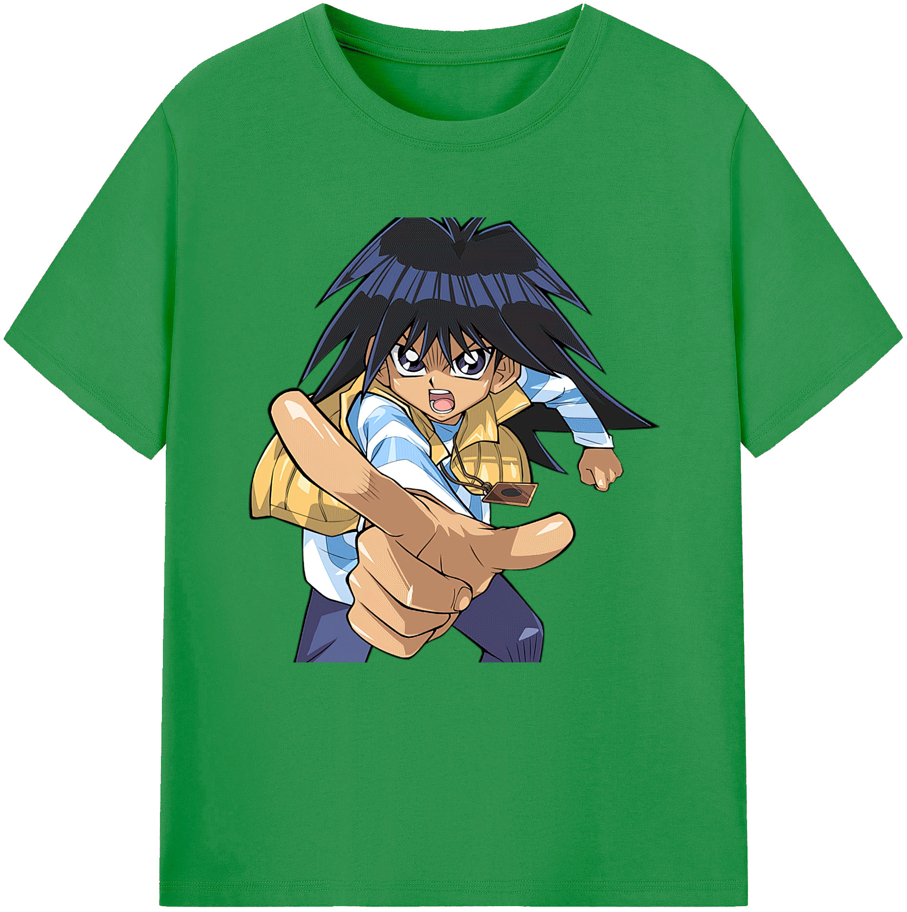 （画像用） 遊☆戯☆王 Yu-Gi-Oh! レディースカジュアルプリントTシャツ（綿100％）