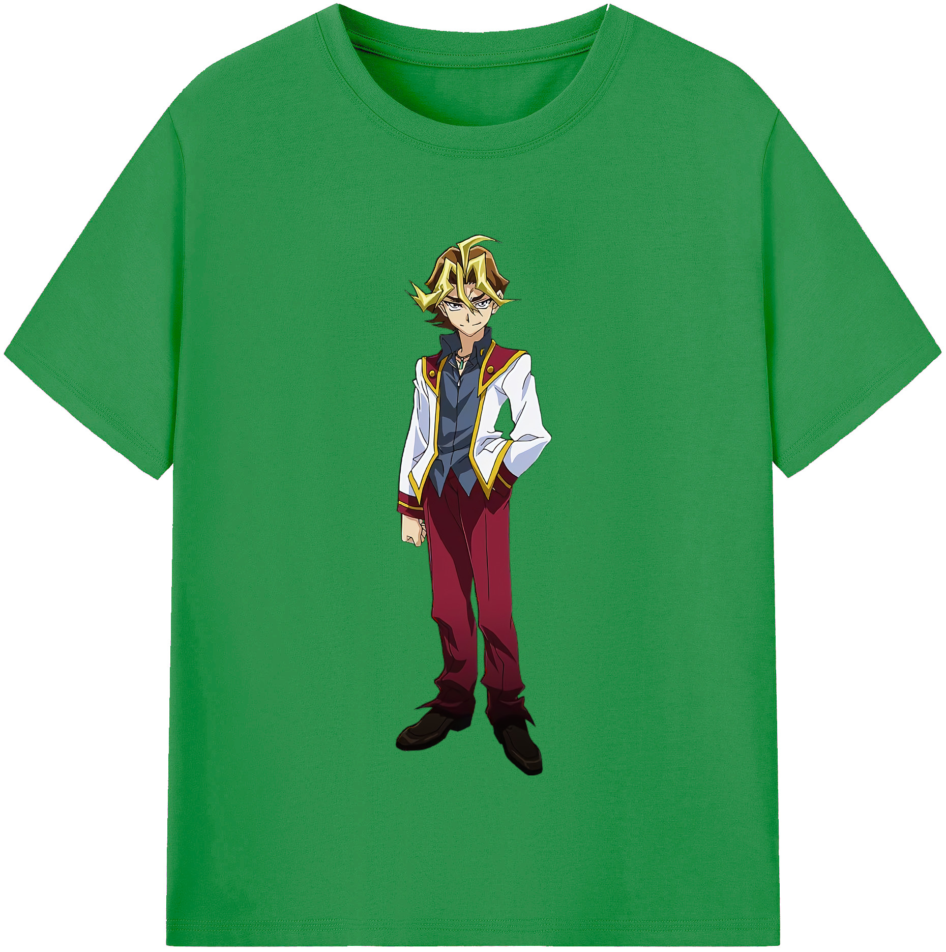 （画像用） 遊☆戯☆王 Yu-Gi-Oh! レディースカジュアルプリントTシャツ（綿100％）