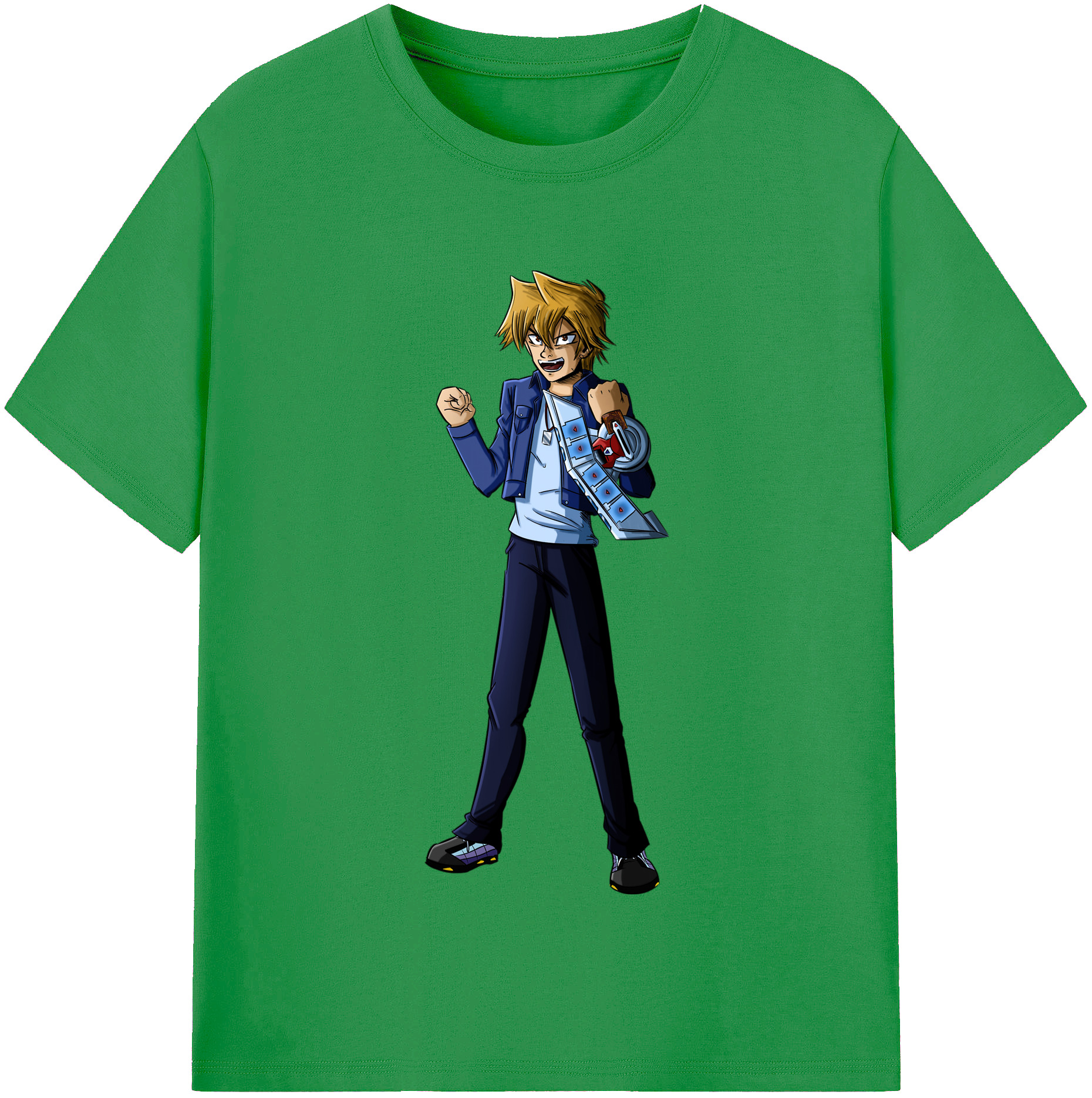 （画像用） 遊☆戯☆王 Yu-Gi-Oh! レディースカジュアルプリントTシャツ（綿100％）