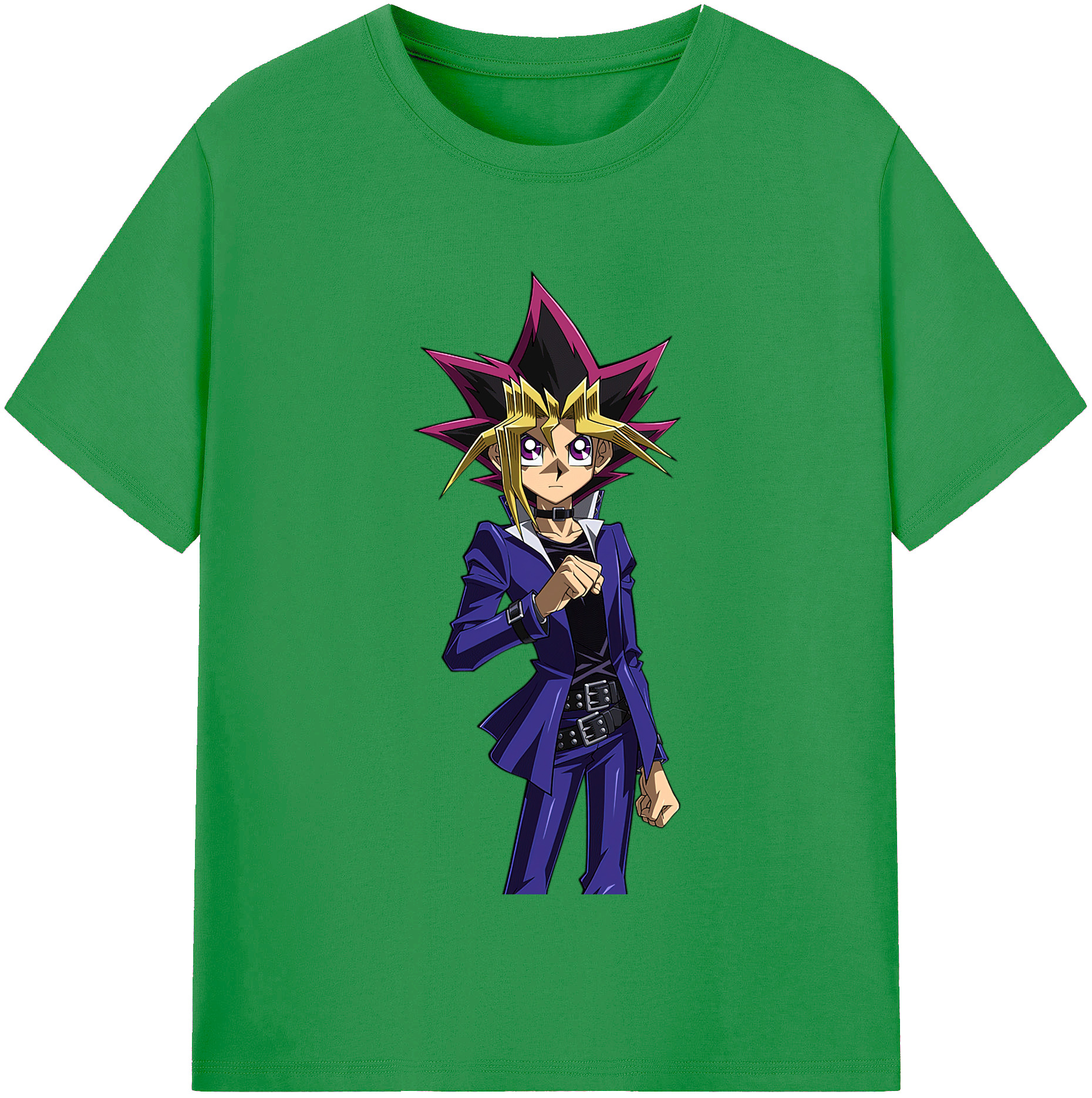 （画像用） 遊☆戯☆王 Yu-Gi-Oh! レディースカジュアルプリントTシャツ（綿100％）