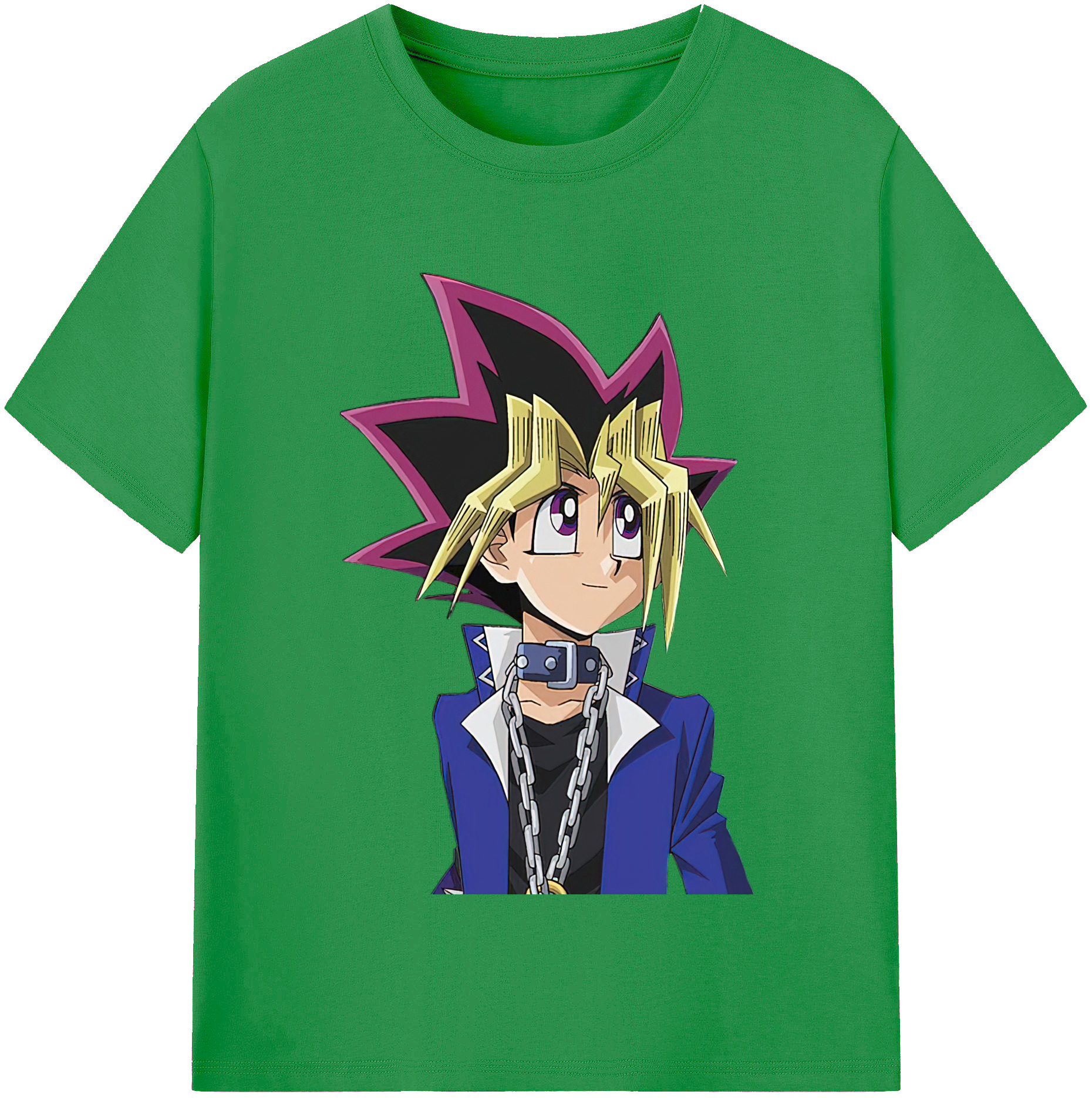 （画像用） 遊☆戯☆王 Yu-Gi-Oh! レディースカジュアルプリントTシャツ（綿100％）