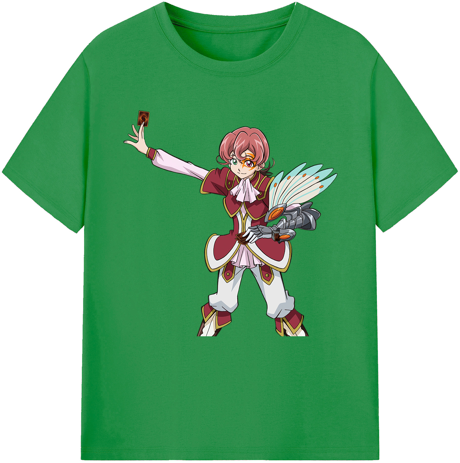 （画像用） 遊☆戯☆王 Yu-Gi-Oh! レディースカジュアルプリントTシャツ（綿100％）