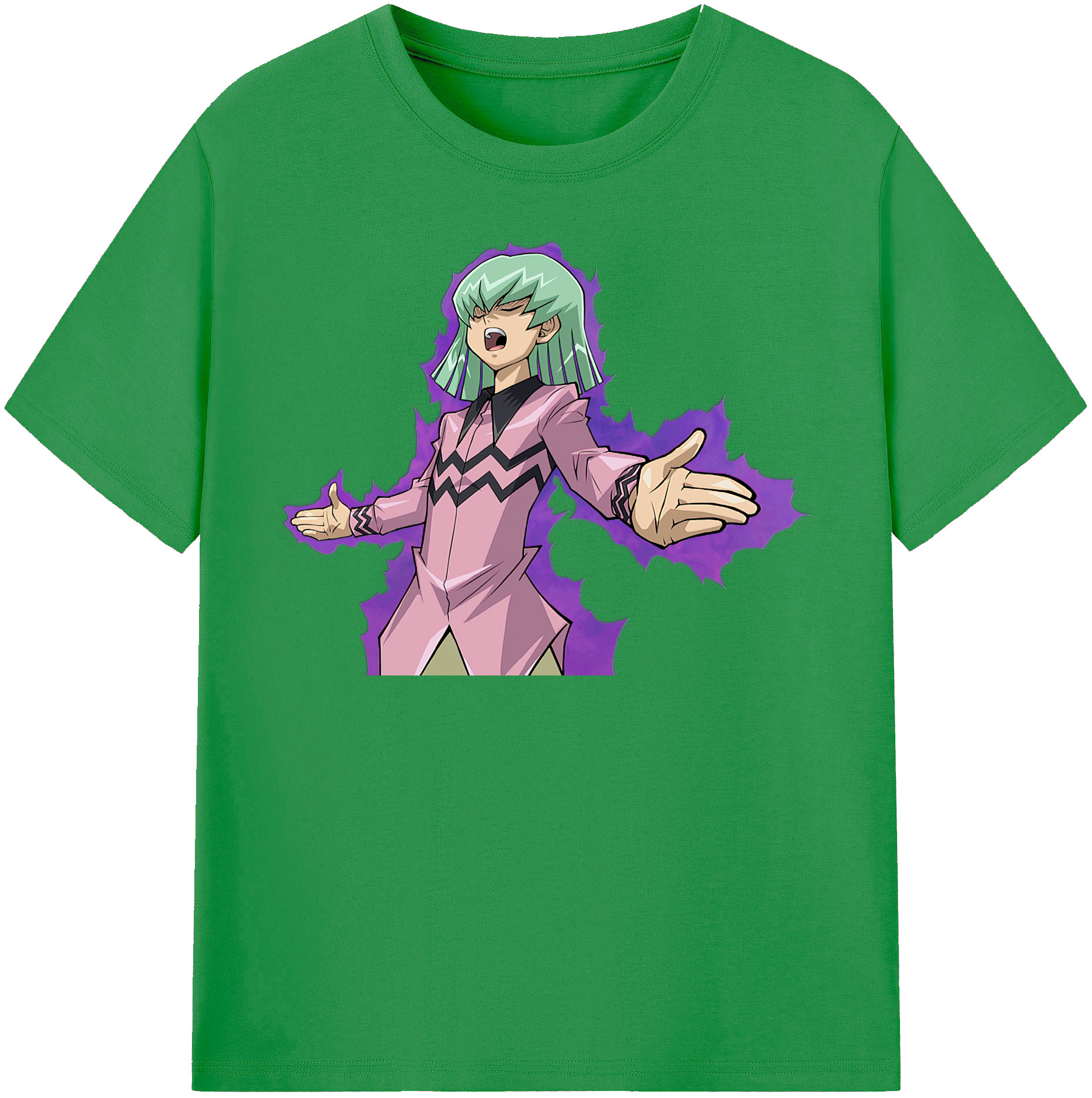 （画像用） 遊☆戯☆王 Yu-Gi-Oh! レディースカジュアルプリントTシャツ（綿100％）
