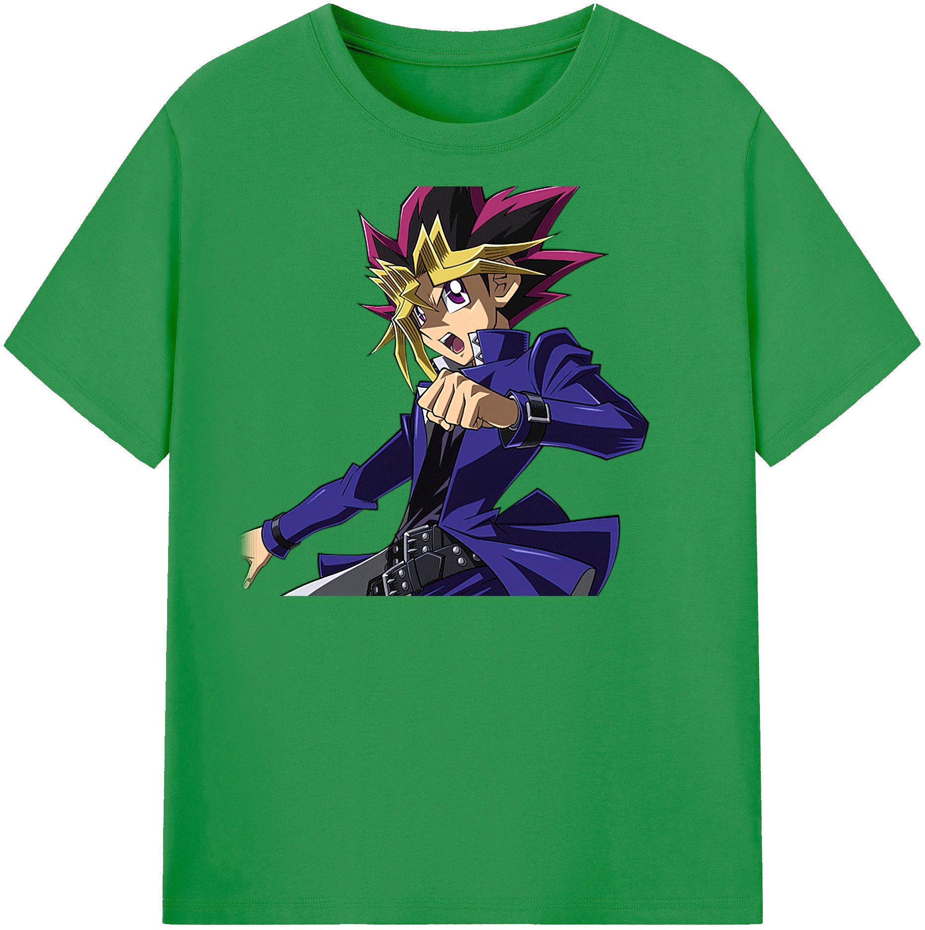 （画像用） 遊☆戯☆王 Yu-Gi-Oh! レディースカジュアルプリントTシャツ（綿100％）