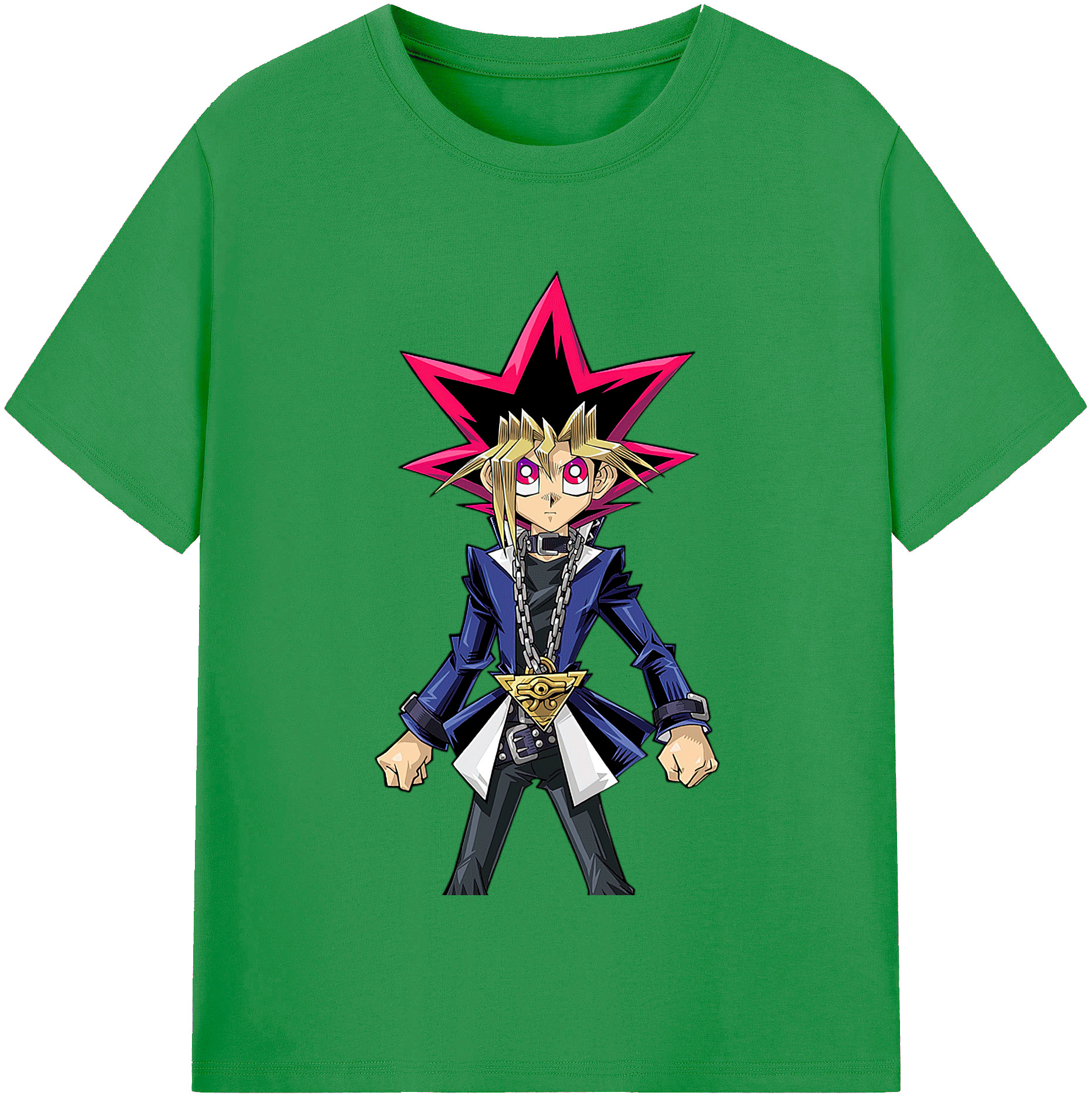 （画像用） 遊☆戯☆王 Yu-Gi-Oh! レディースカジュアルプリントTシャツ（綿100％）