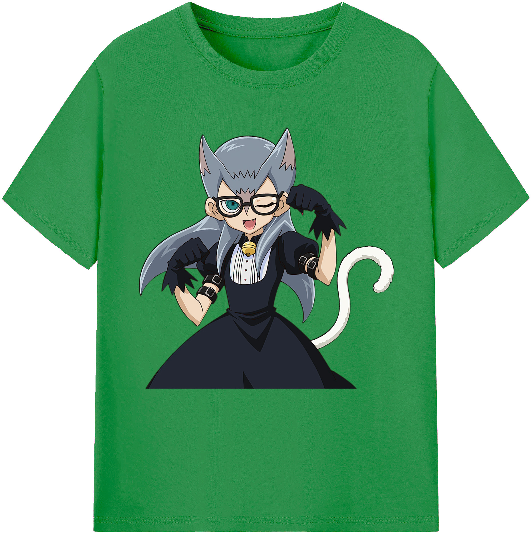 （画像用） 遊☆戯☆王 Yu-Gi-Oh! レディースカジュアルプリントTシャツ（綿100％）
