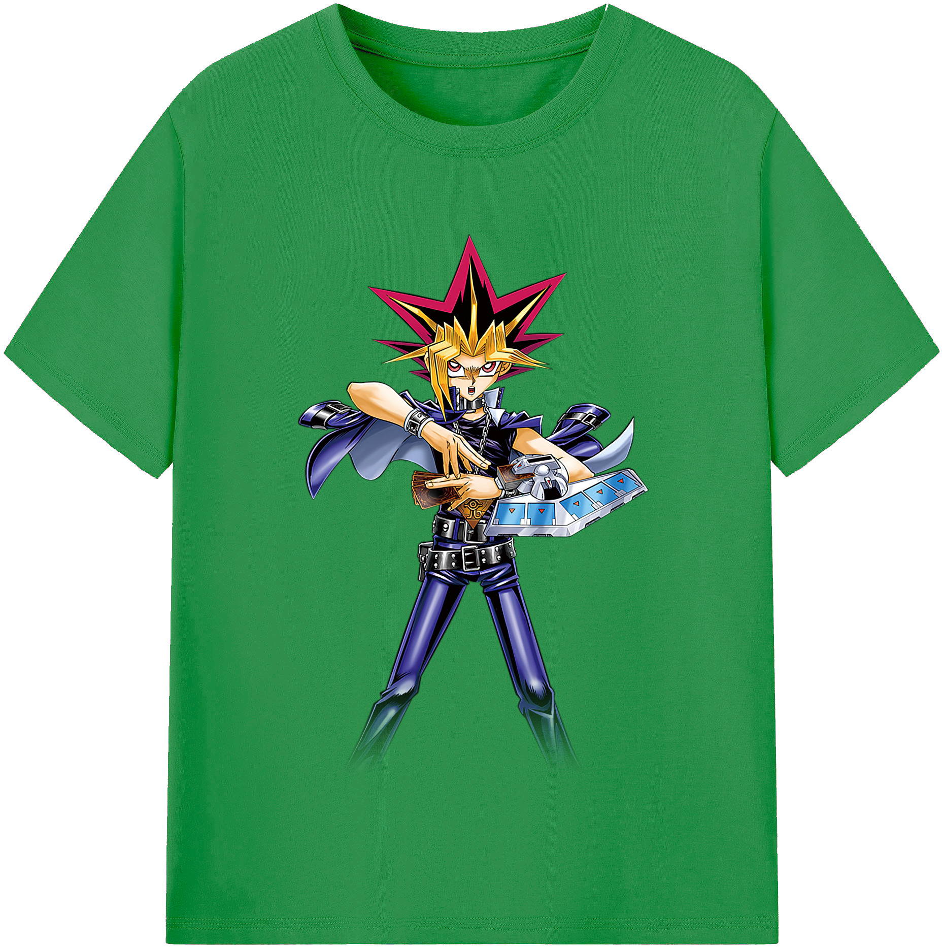（画像用） 遊☆戯☆王 Yu-Gi-Oh! レディースカジュアルプリントTシャツ（綿100％）
