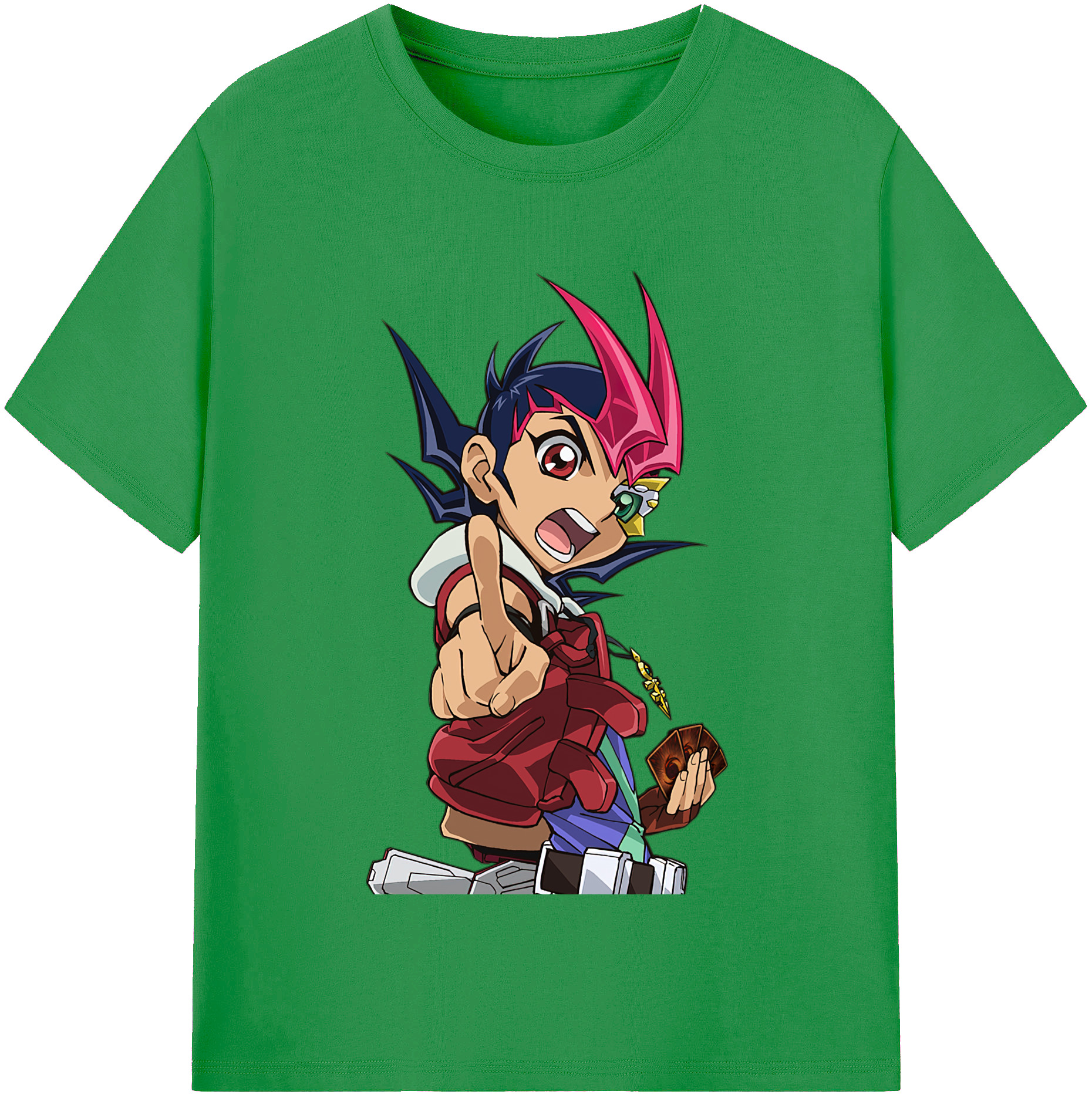（画像用） 遊☆戯☆王 Yu-Gi-Oh! レディースカジュアルプリントTシャツ（綿100％）