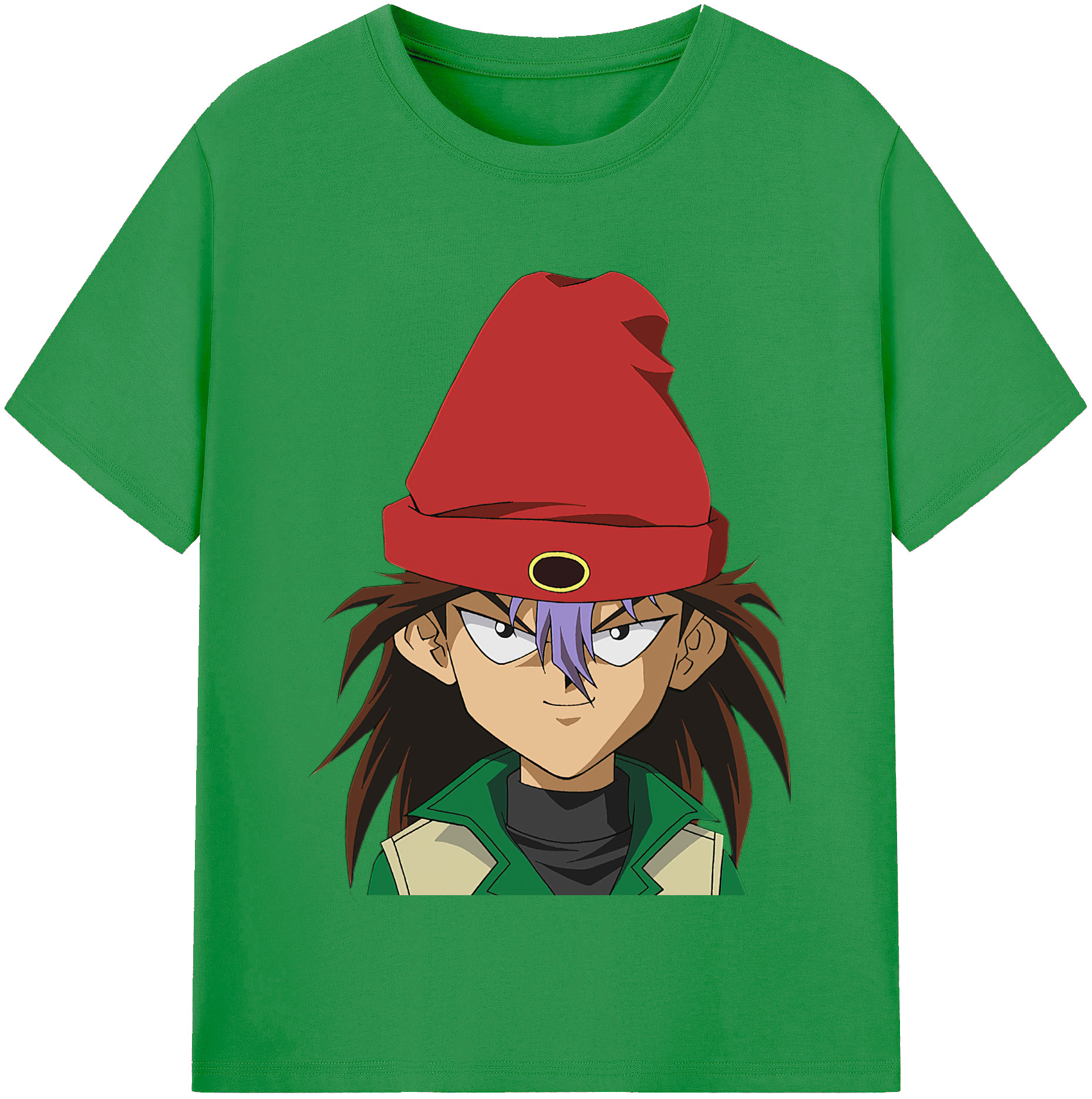 （画像用） 遊☆戯☆王 Yu-Gi-Oh! レディースカジュアルプリントTシャツ（綿100％）