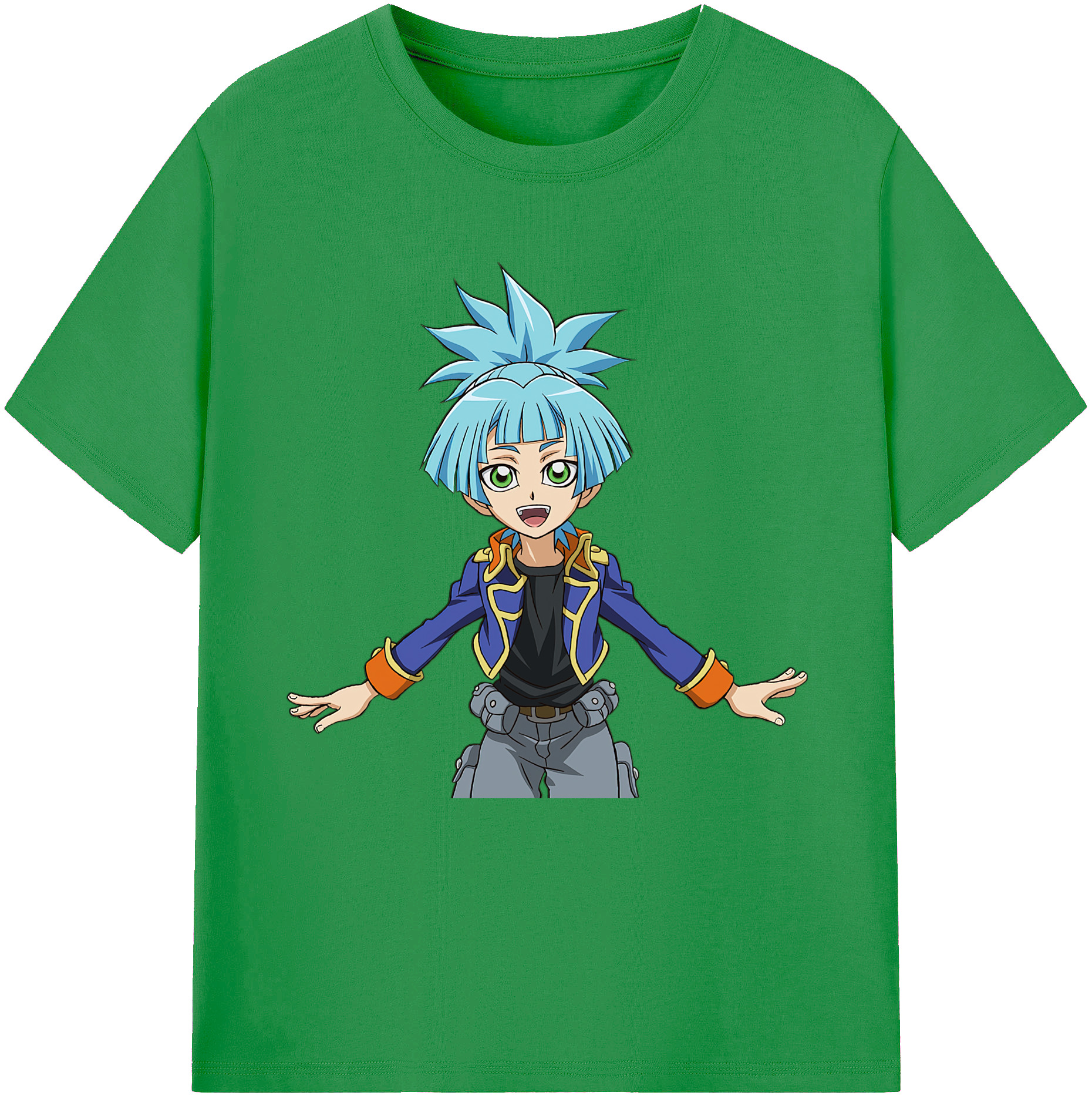（画像用） 遊☆戯☆王 Yu-Gi-Oh! レディースカジュアルプリントTシャツ（綿100％）