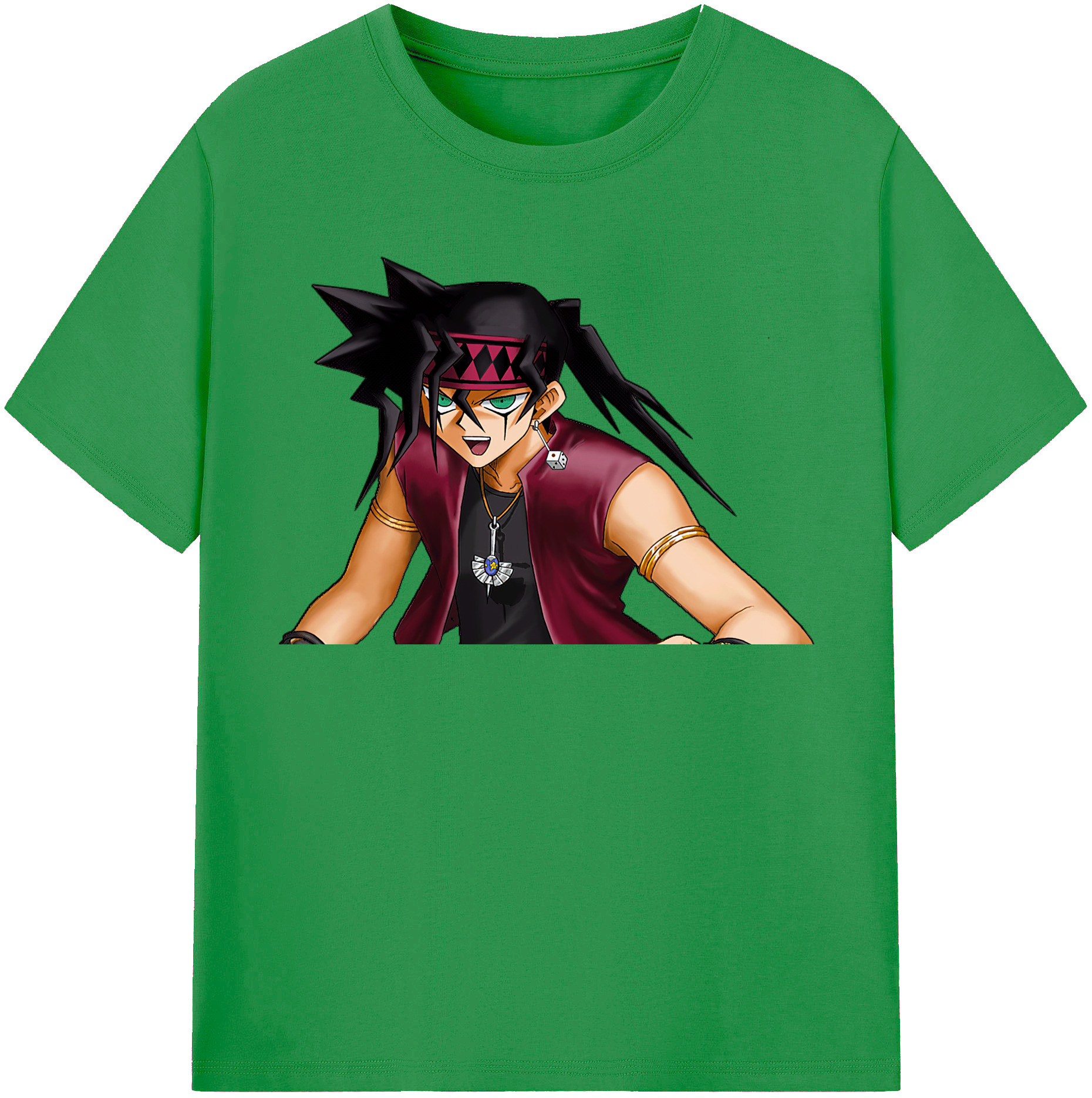 （画像用） 遊☆戯☆王 Yu-Gi-Oh! レディースカジュアルプリントTシャツ（綿100％）