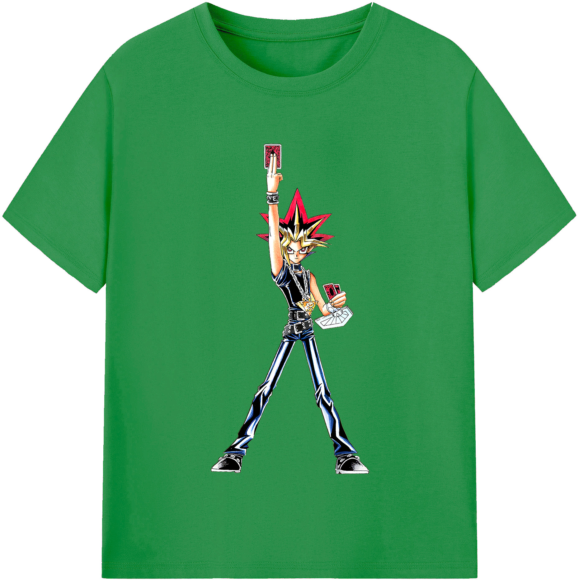 （画像用） 遊☆戯☆王 Yu-Gi-Oh! レディースカジュアルプリントTシャツ（綿100％）