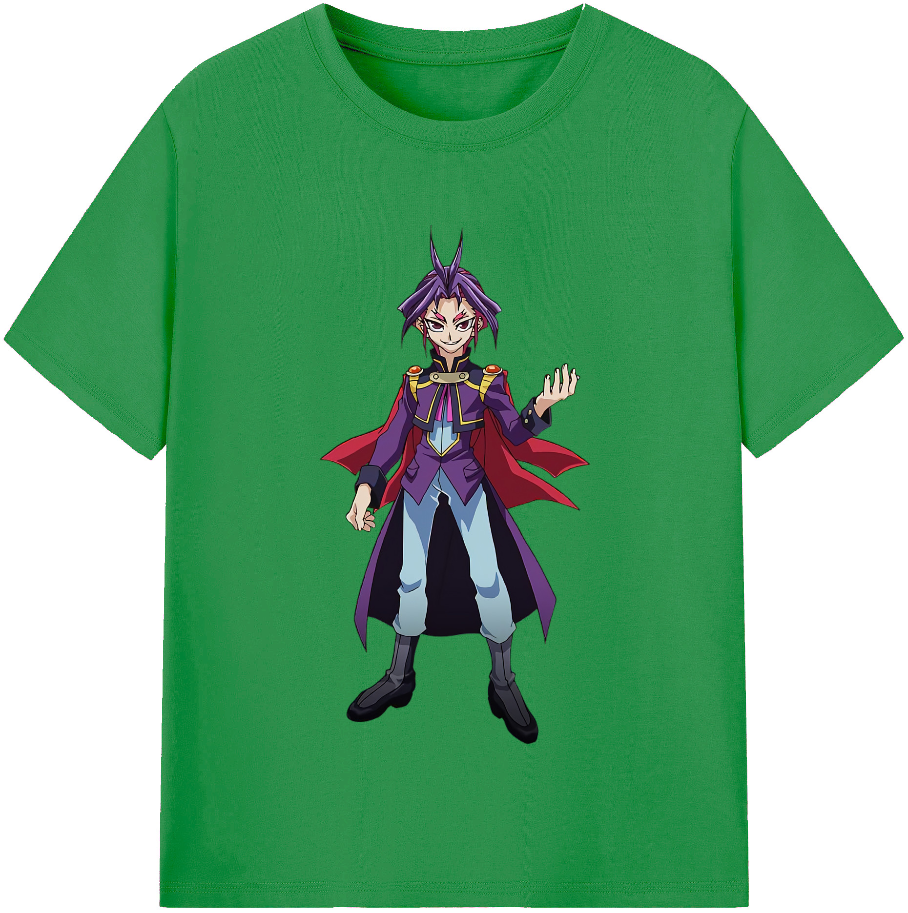 （画像用） 遊☆戯☆王 Yu-Gi-Oh! レディースカジュアルプリントTシャツ（綿100％）