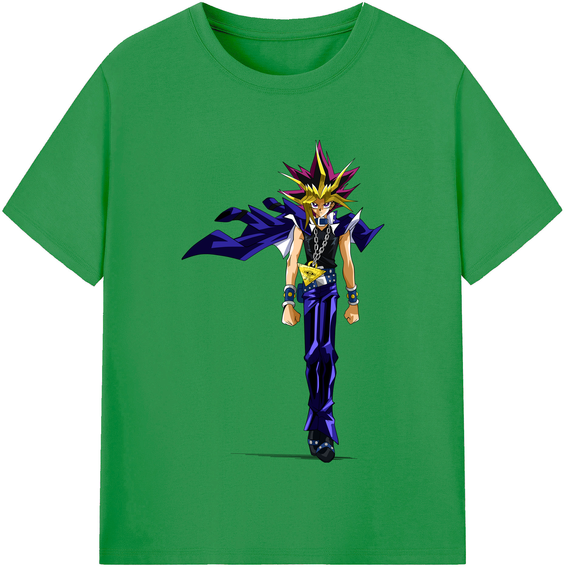 （画像用） 遊☆戯☆王 Yu-Gi-Oh! レディースカジュアルプリントTシャツ（綿100％）