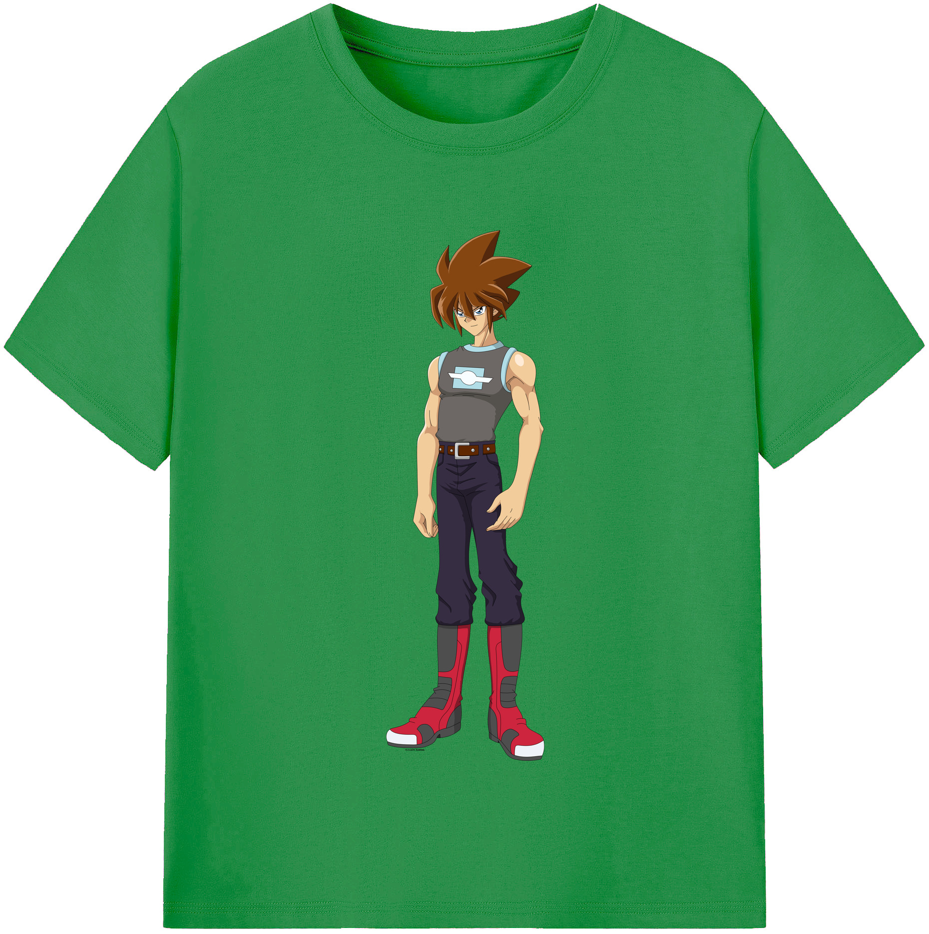 （画像用） 遊☆戯☆王 Yu-Gi-Oh! レディースカジュアルプリントTシャツ（綿100％）