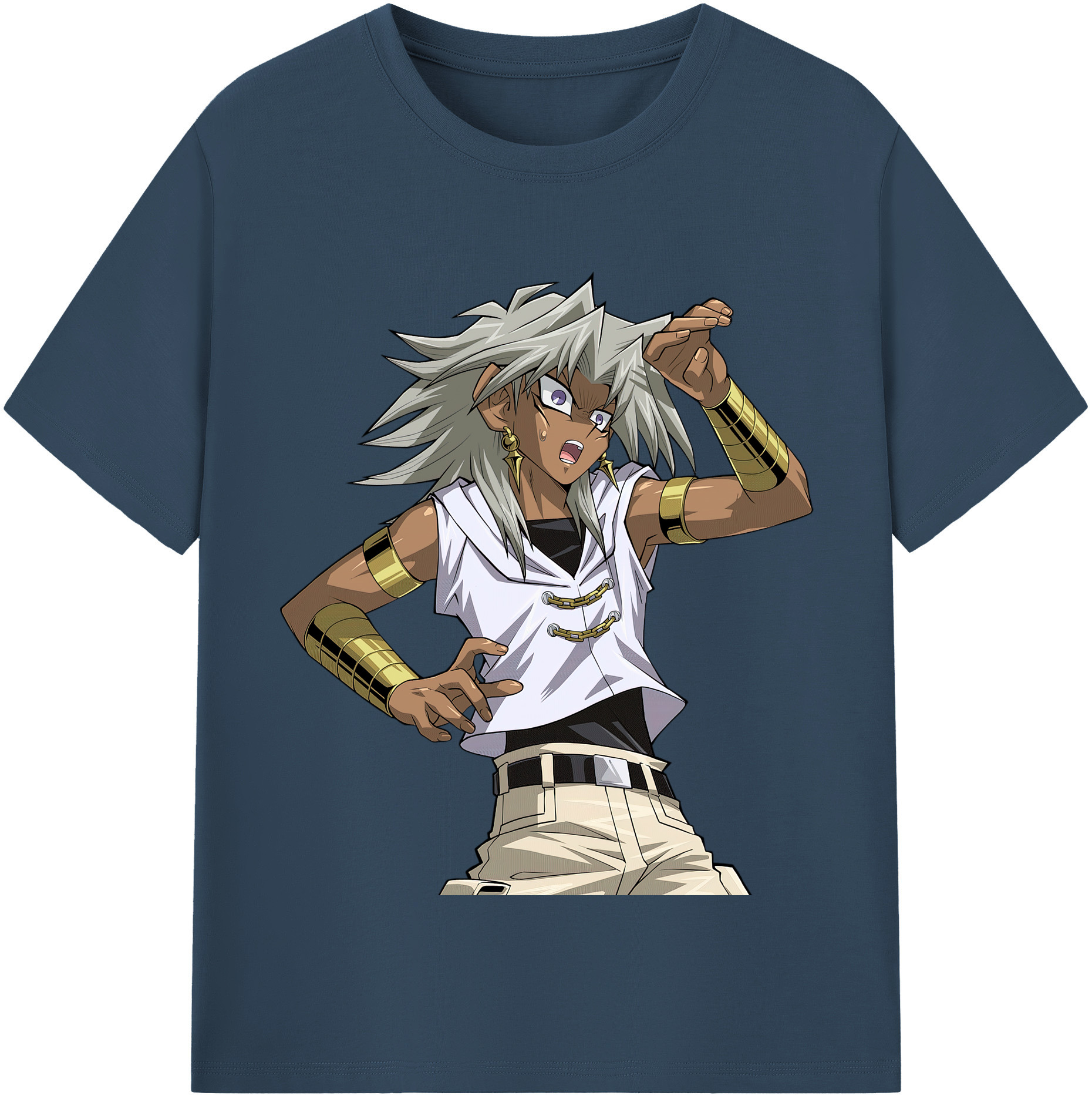 （画像用） 遊☆戯☆王 Yu-Gi-Oh! レディースカジュアルプリントTシャツ（綿100％）