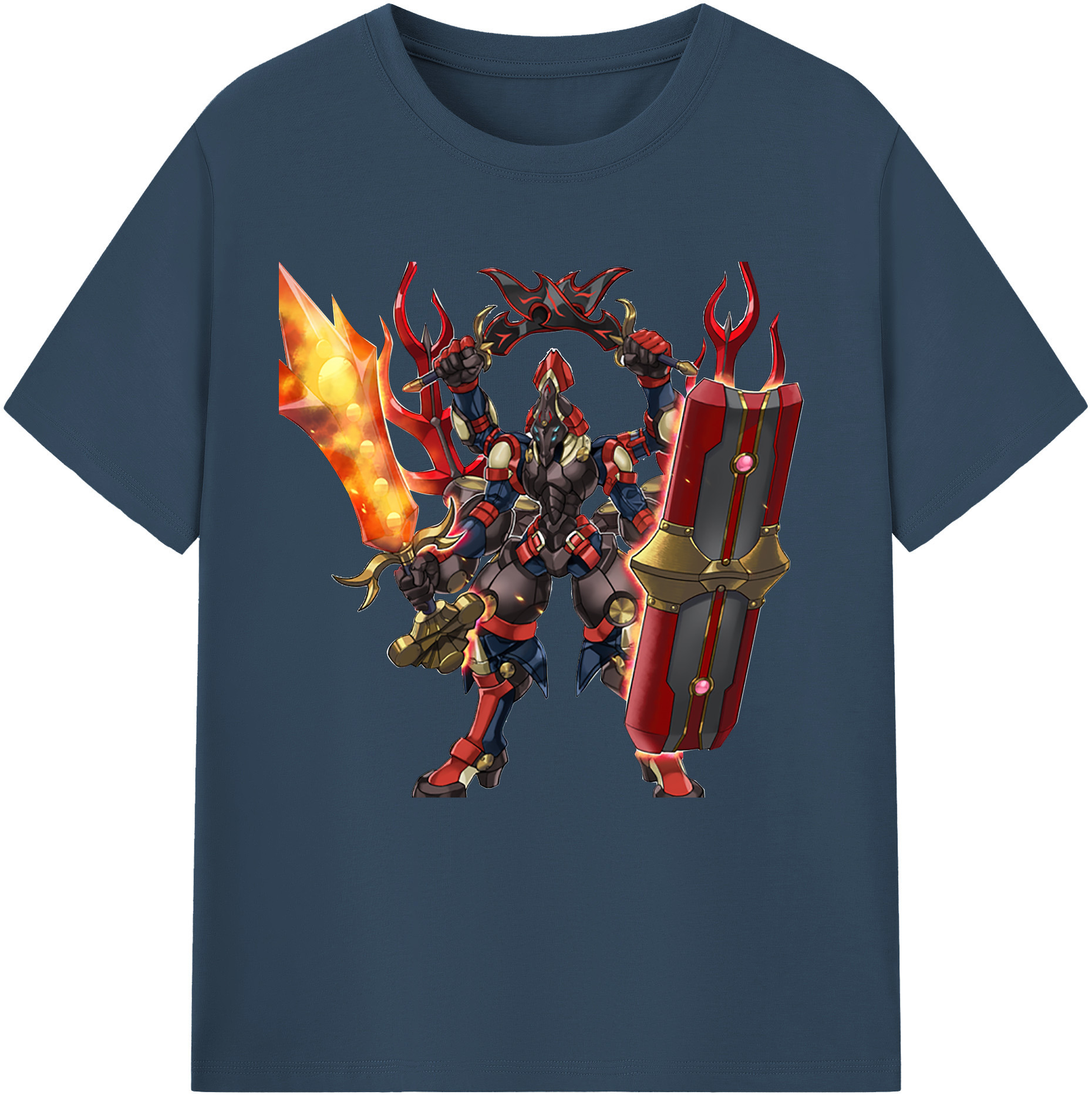 （画像用） 遊☆戯☆王 Yu-Gi-Oh! レディースカジュアルプリントTシャツ（綿100％）